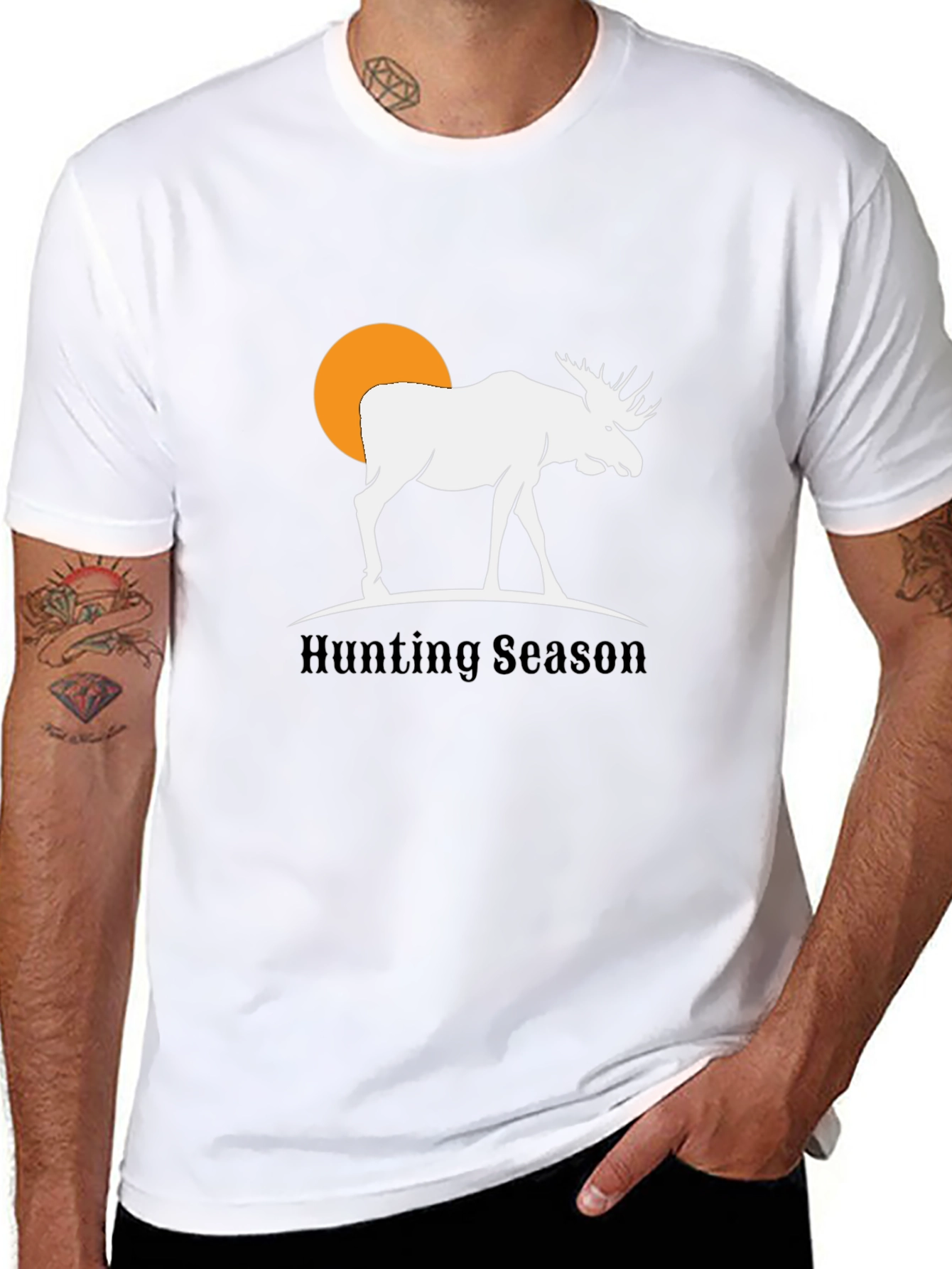 Hunting Season Moose Graphic T-Shirt