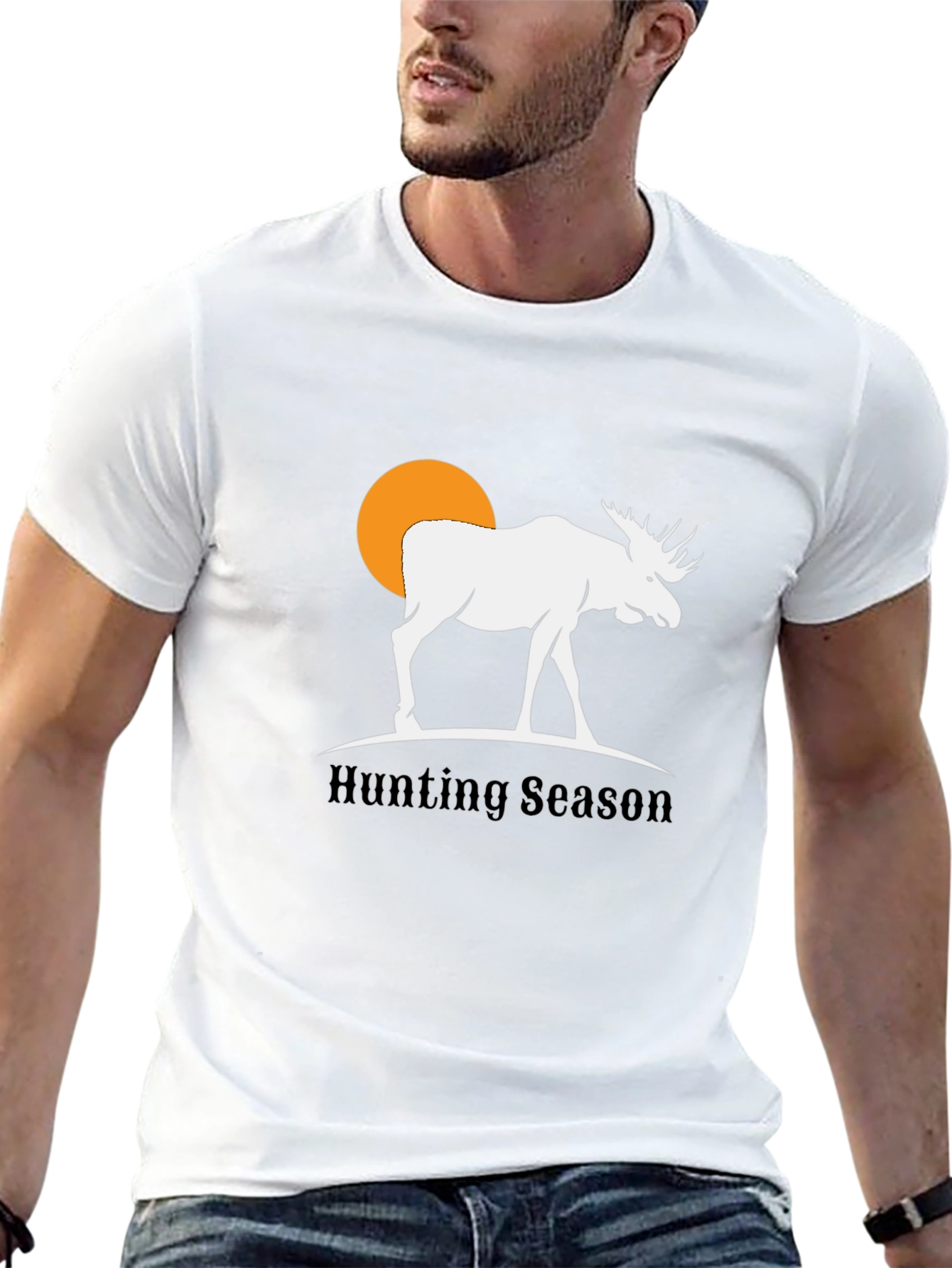 Hunting Season Moose Graphic T-Shirt