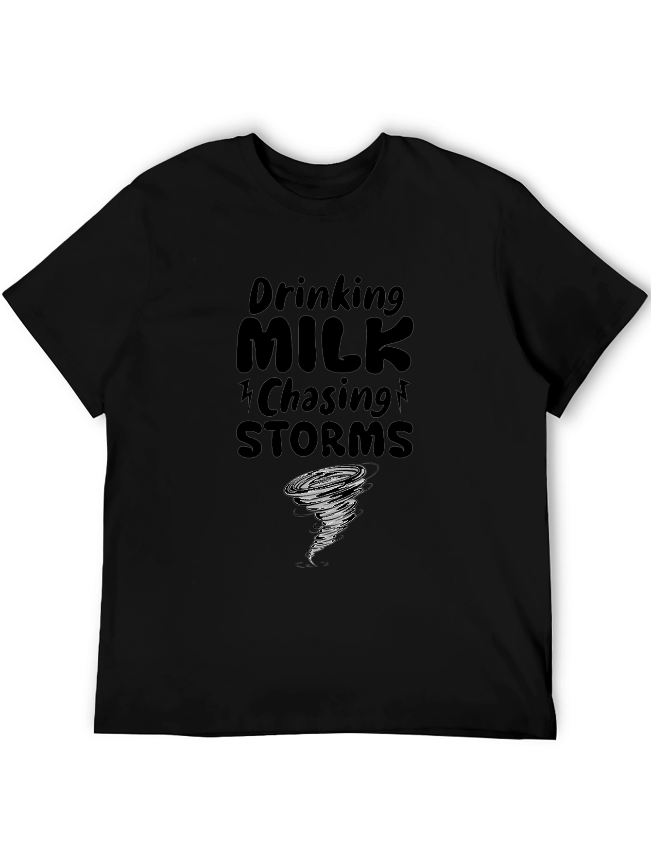 Drinking Milk Chasing Storms Graphic Tee