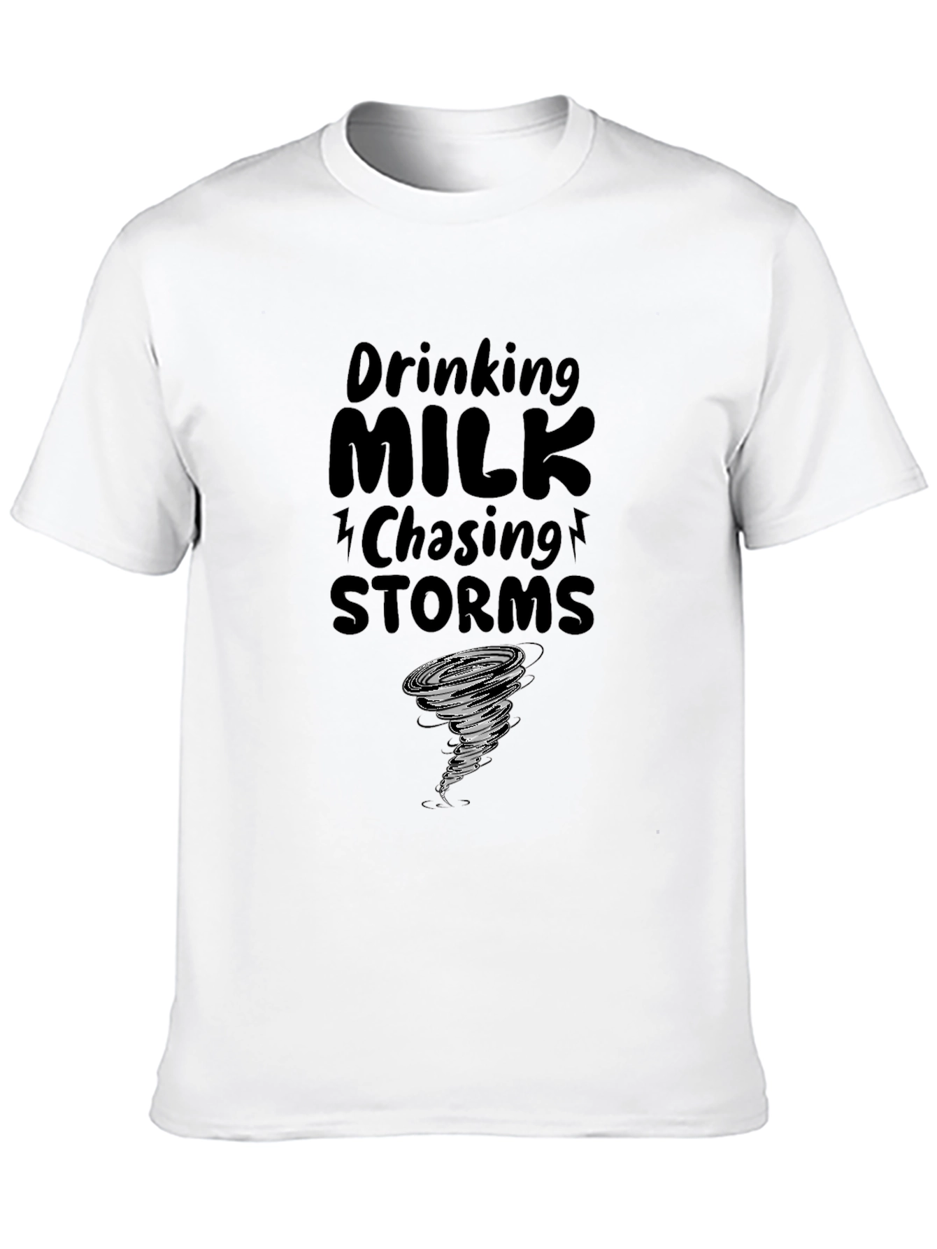 Drinking Milk Chasing Storms Graphic Tee