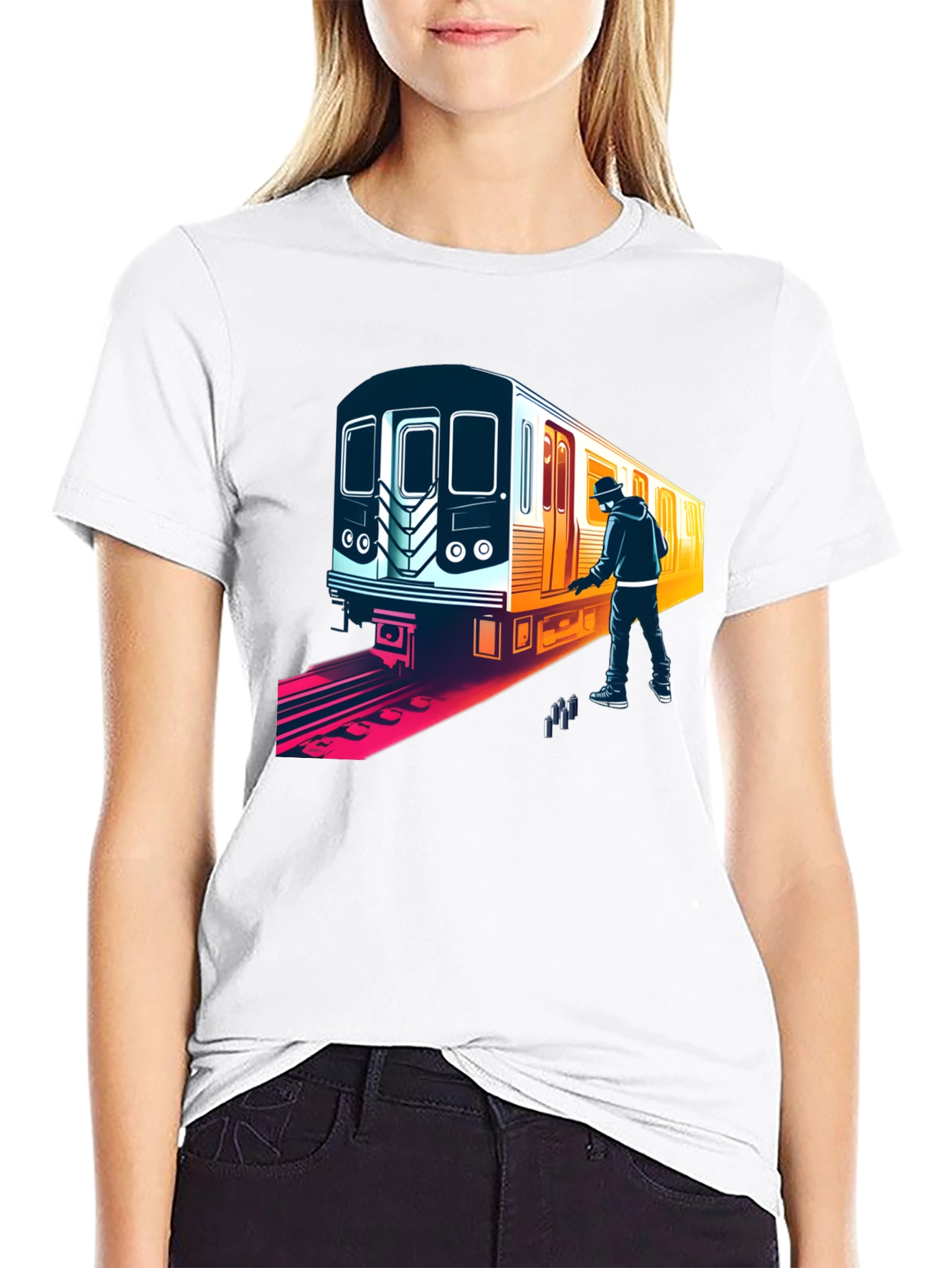 Subway Graffiti T-Shirt - Street Art Tee