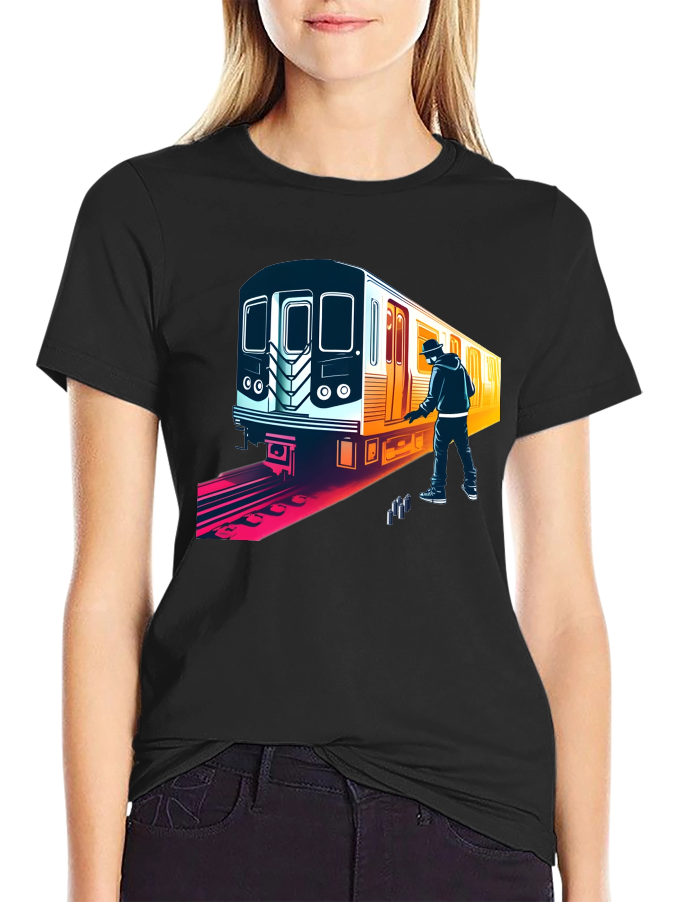 Subway Graffiti T-Shirt - Street Art Tee