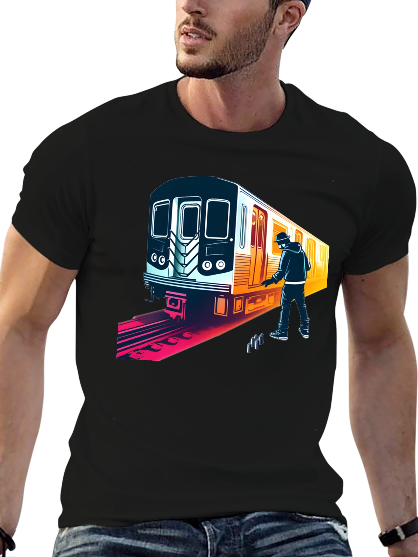 Subway Graffiti T-Shirt - Street Art Tee