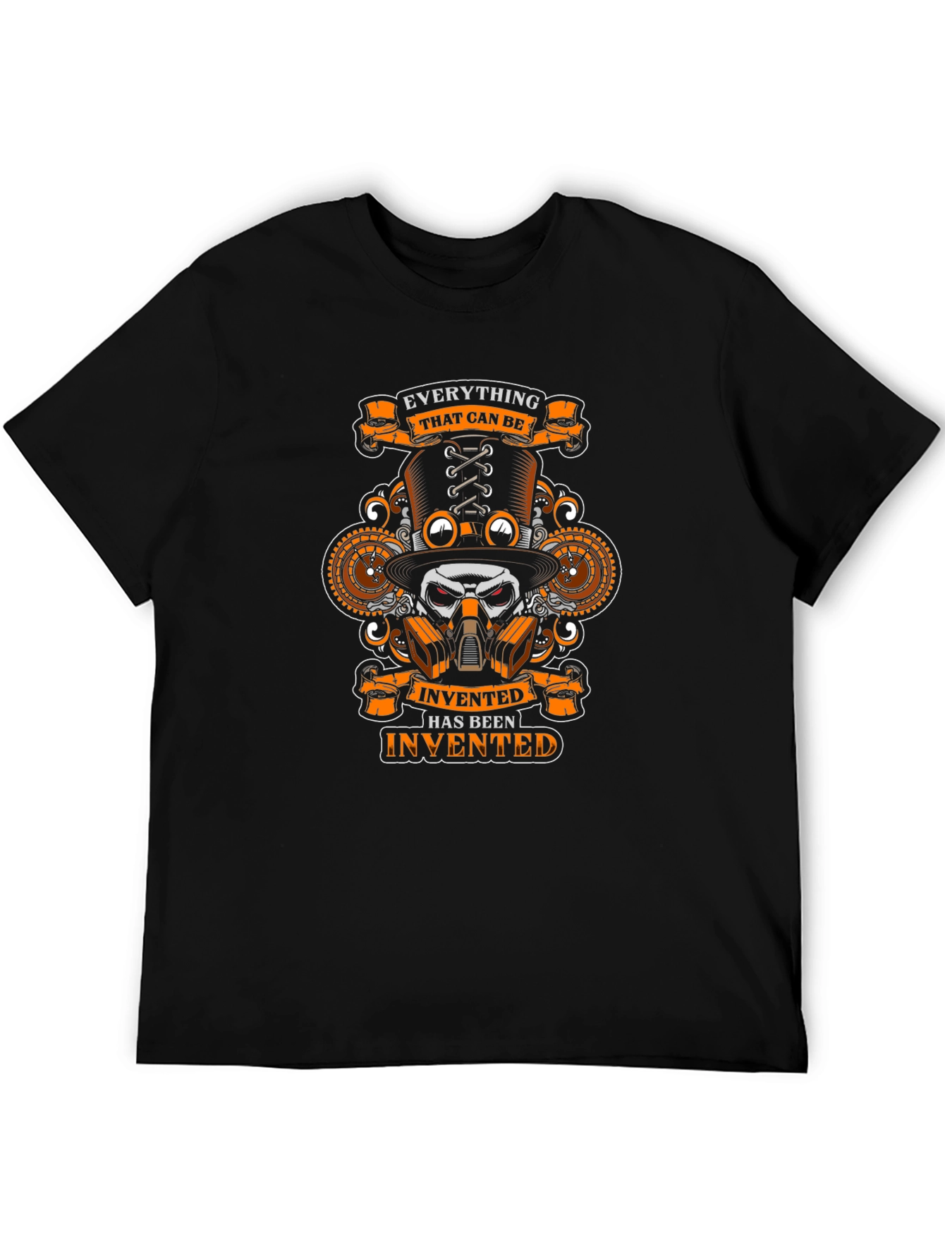 Steampunk Skull T-Shirt - Everything That Can Be Invented