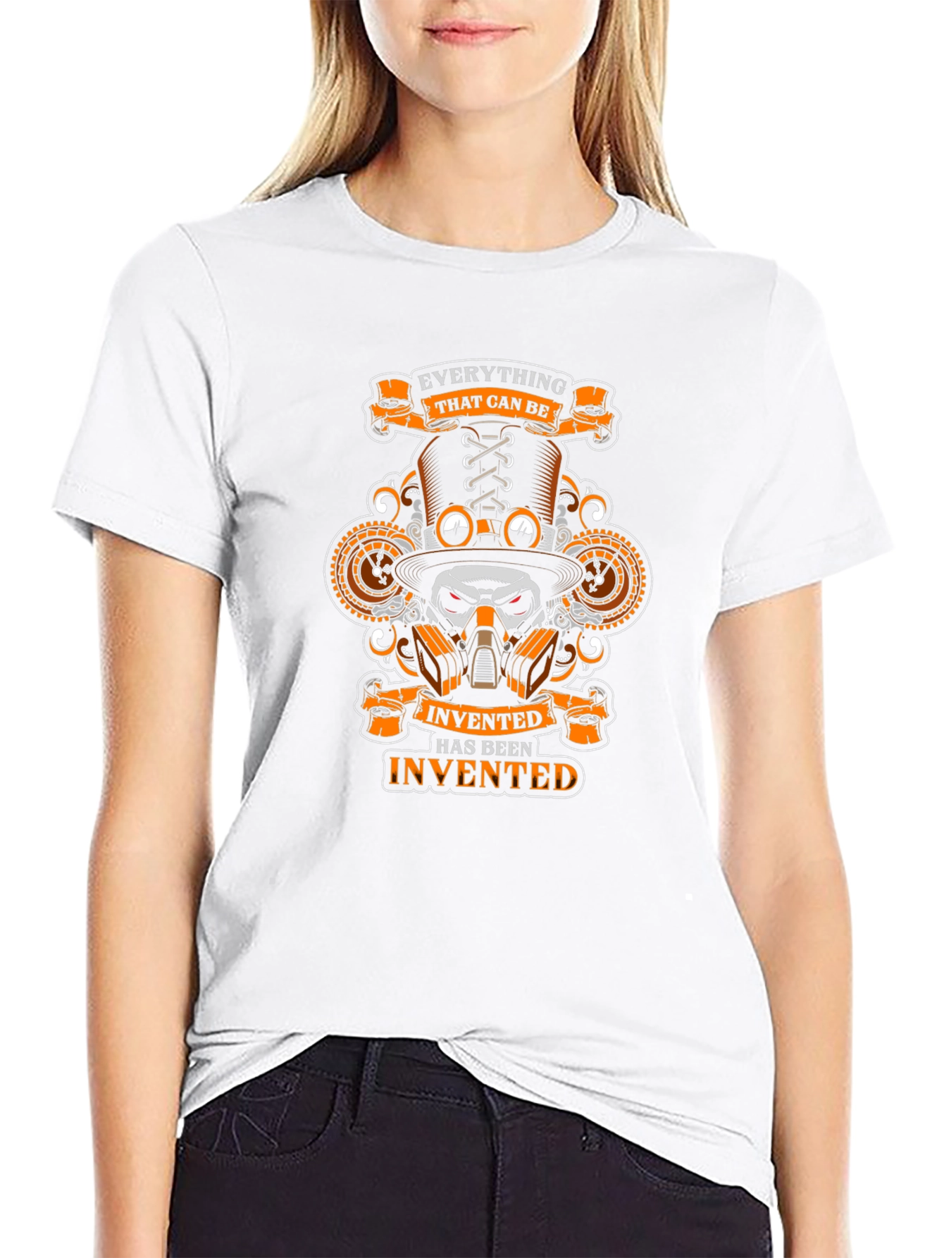 Steampunk Skull T-Shirt - Everything That Can Be Invented
