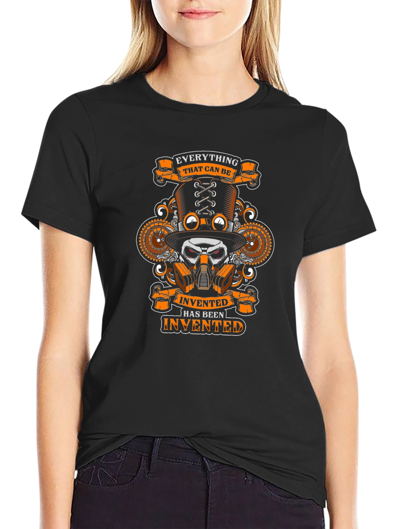 Steampunk Skull T-Shirt - Everything That Can Be Invented