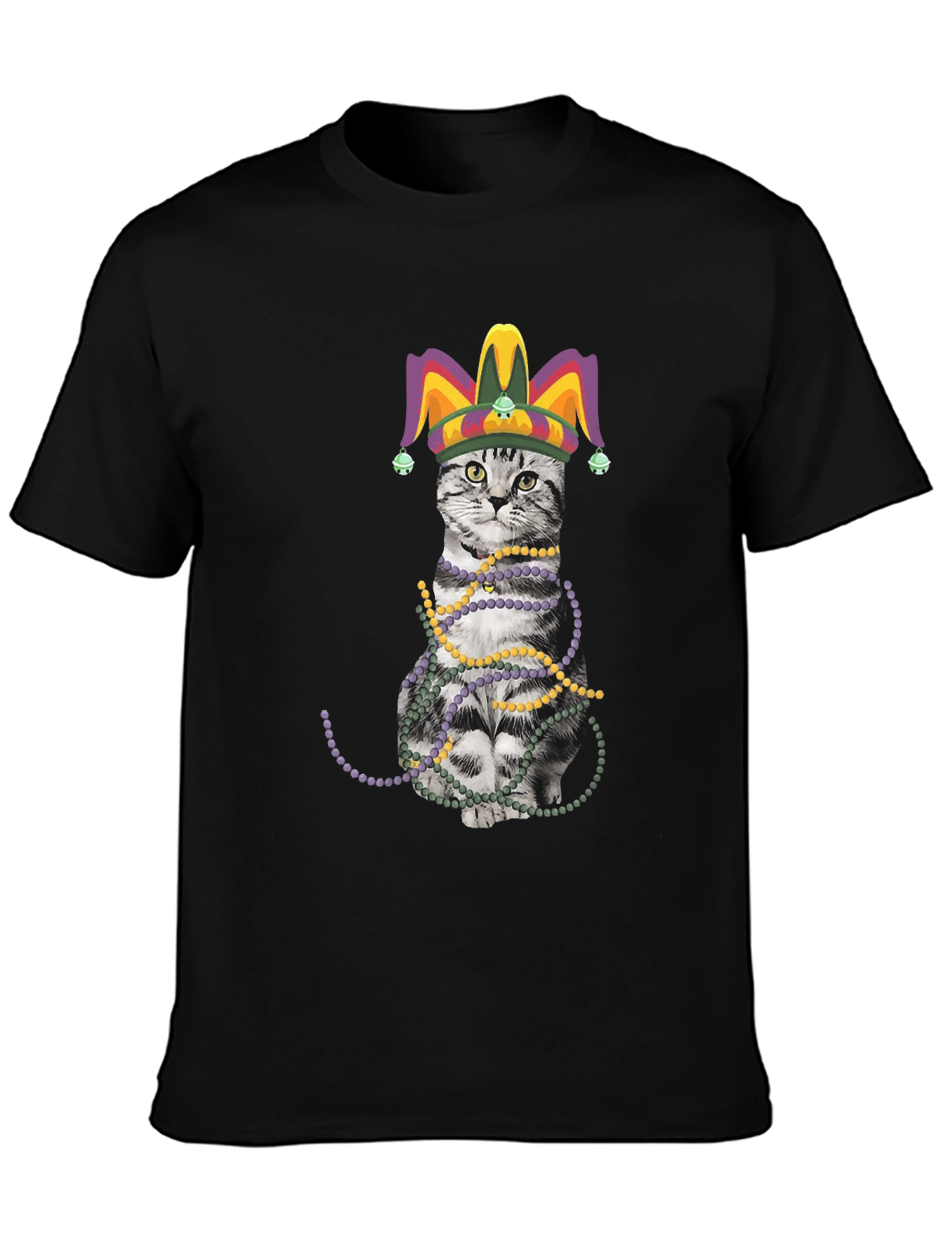 Mardi Gras Cat T-Shirt
