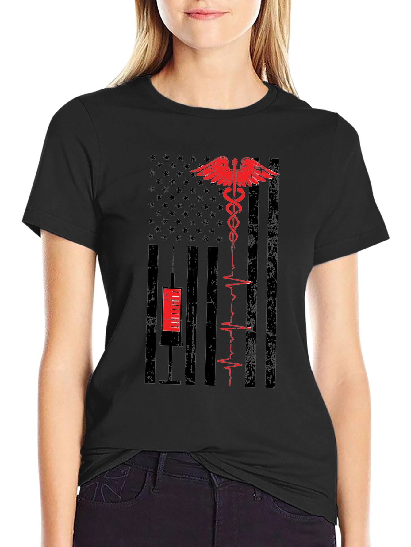Medical American Flag T-Shirt