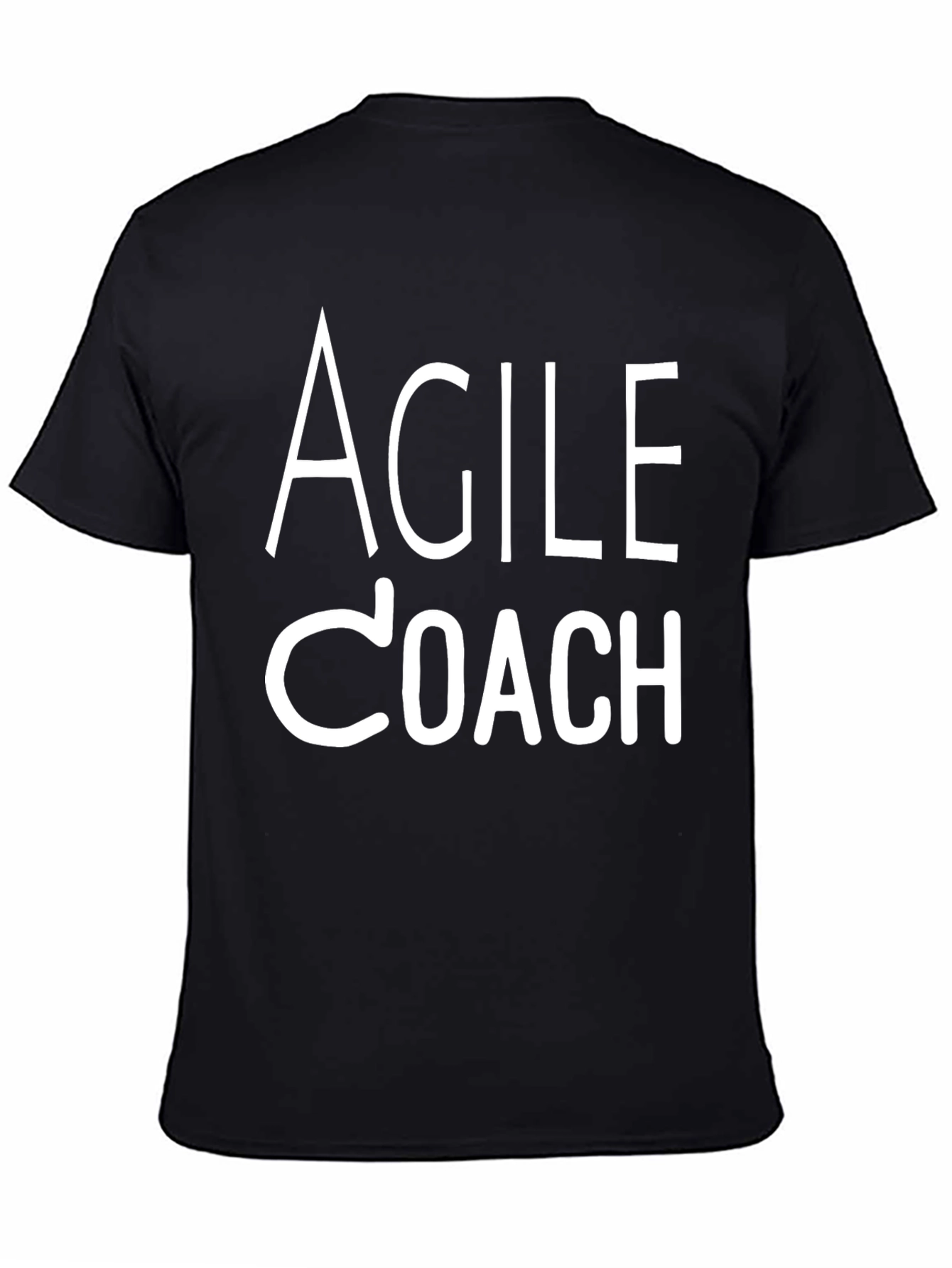 Agile Coach Black Cotton T-Shirt