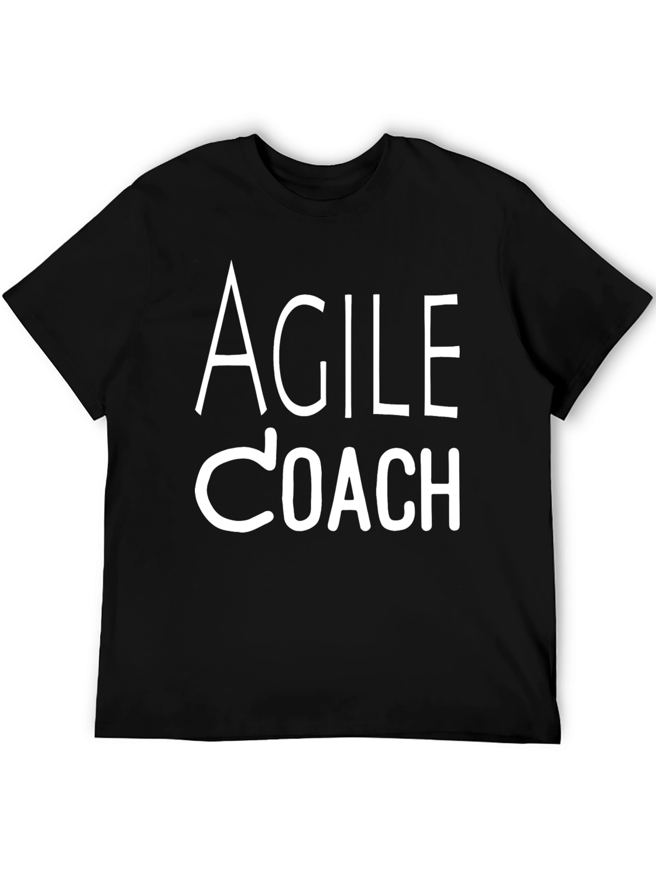 Agile Coach Black Cotton T-Shirt