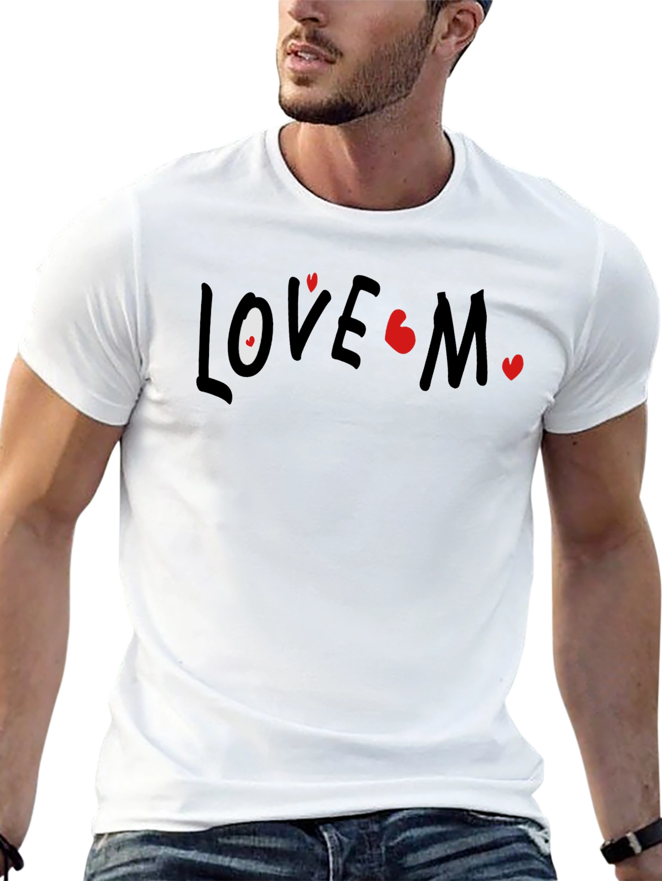 Love Me T-Shirt - Heart Accents