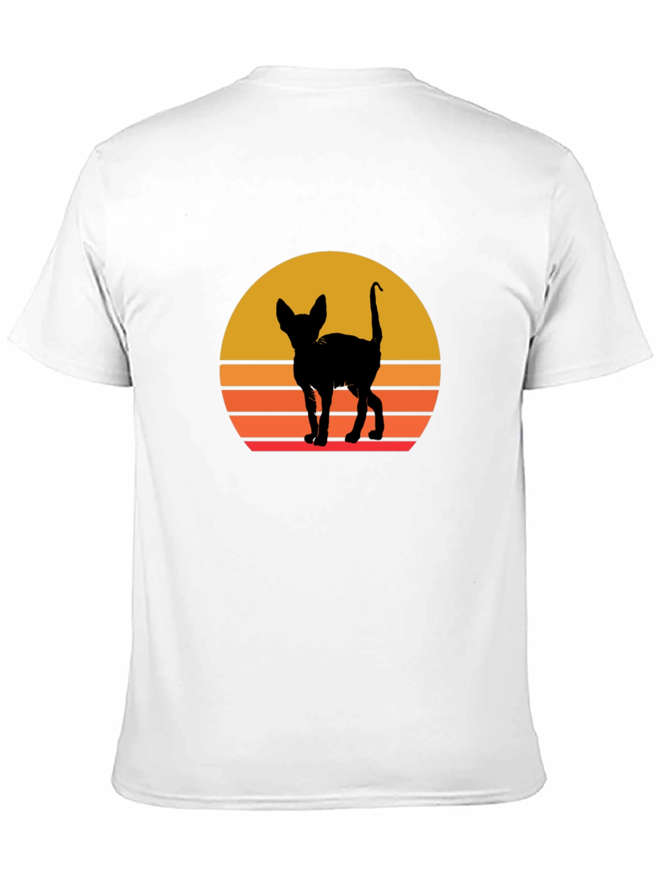 Retro Cat Silhouette T-Shirt