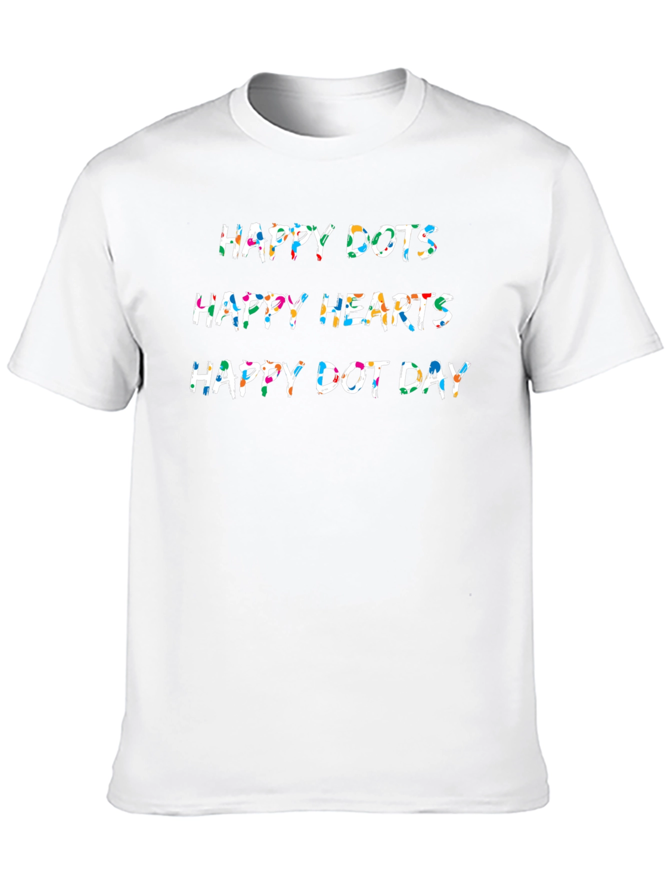 Happy Dots Hearts Day T-Shirt Fun Design