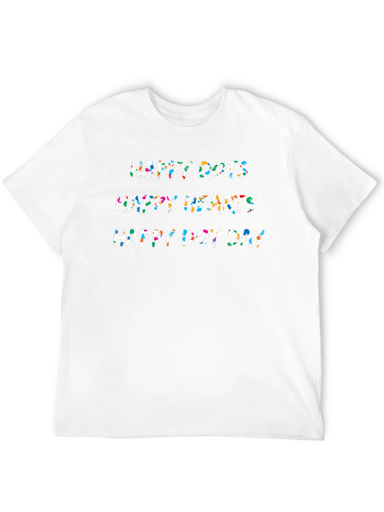 Happy Dots Hearts Day T-Shirt Fun Design