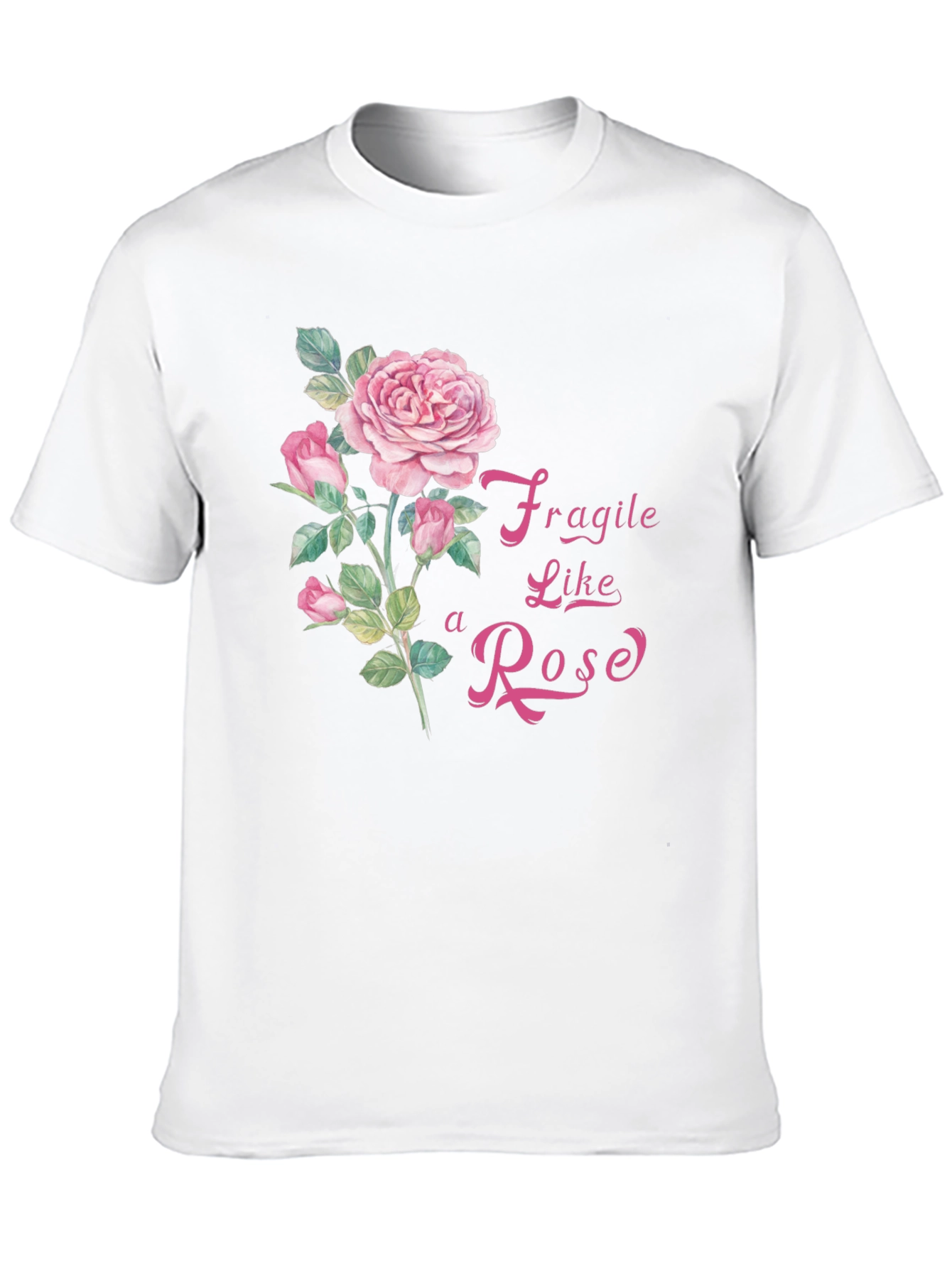 Fragile Like a Rose Graphic T-Shirt