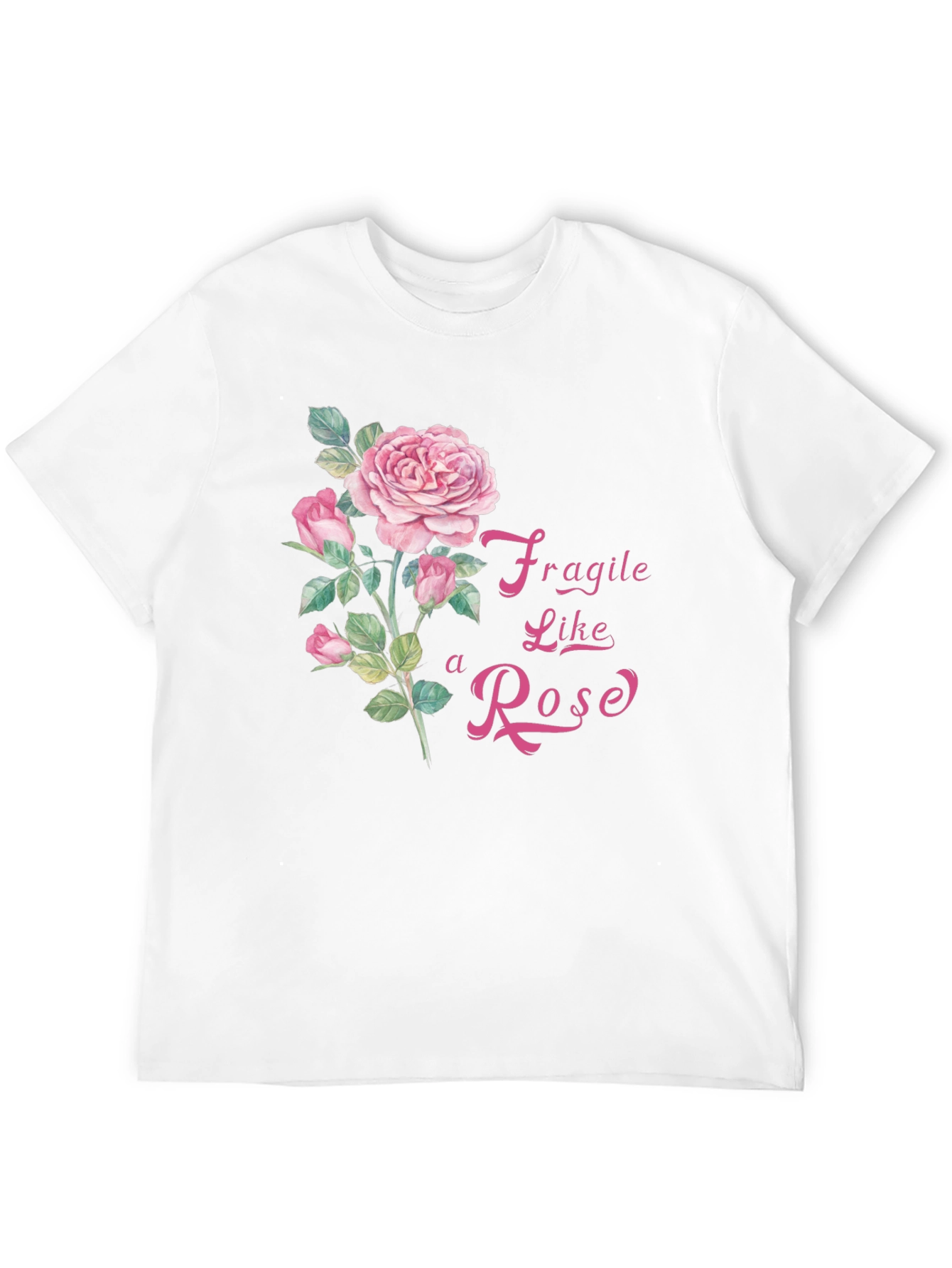 Fragile Like a Rose Graphic T-Shirt