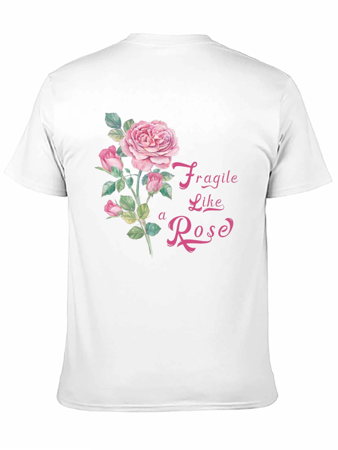 Fragile Like a Rose Graphic T-Shirt