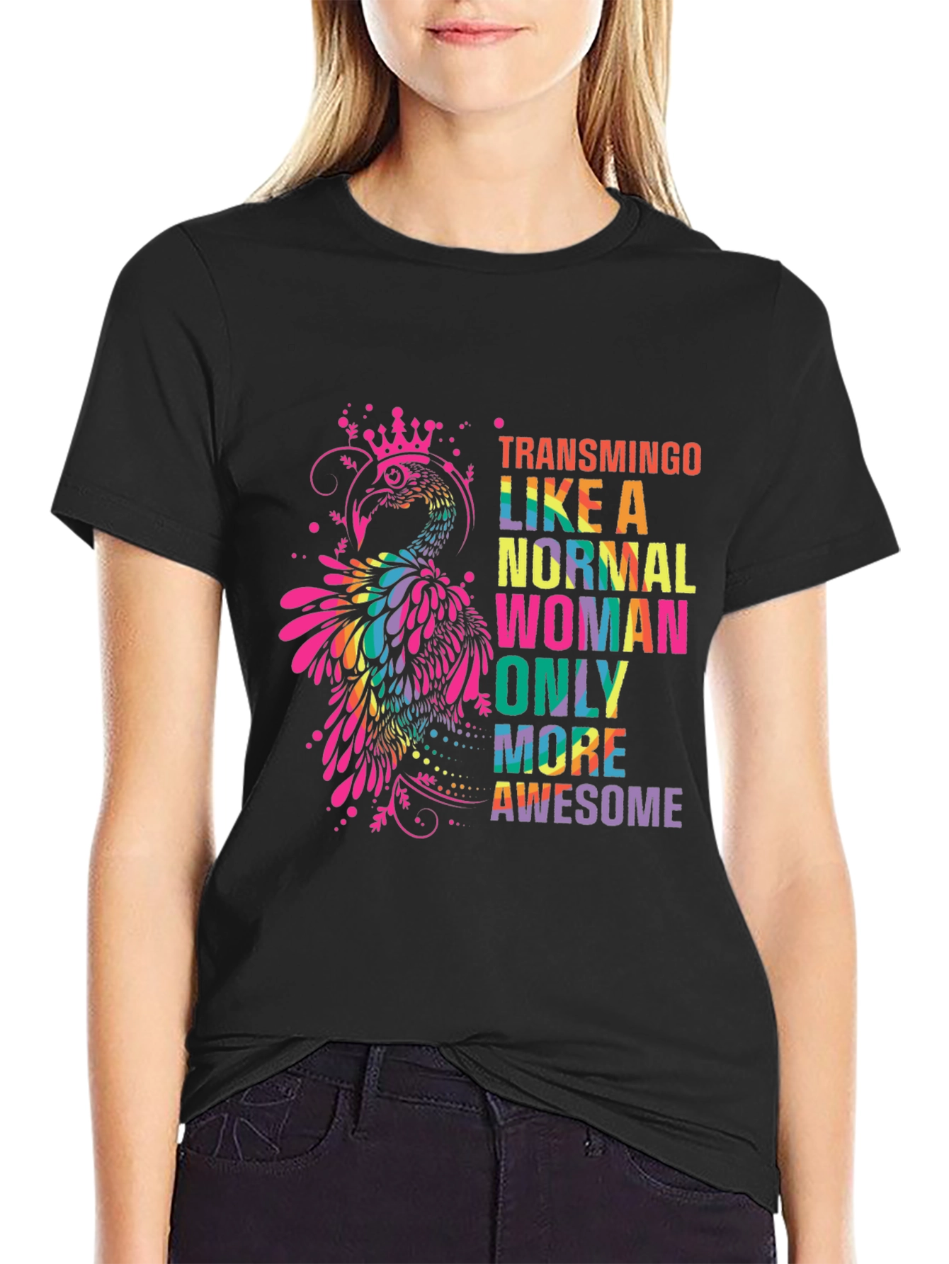 Transmingo Colorful Graphic T-Shirt