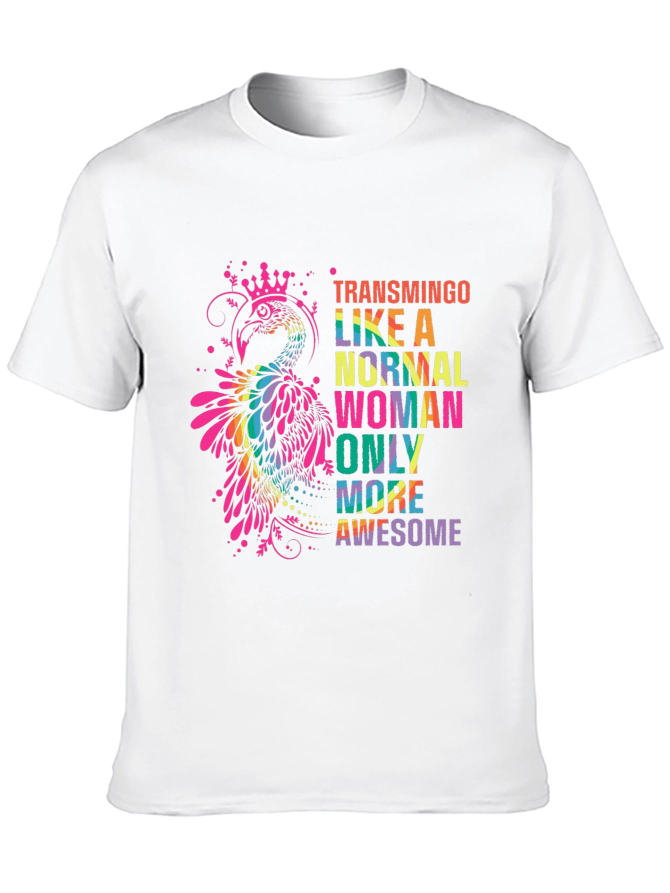 Transmingo Colorful Graphic T-Shirt