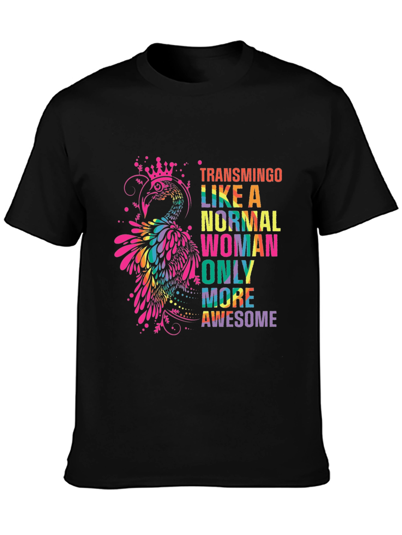 Transmingo Colorful Graphic T-Shirt