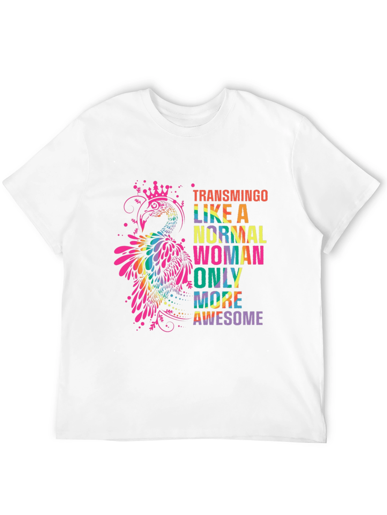 Transmingo Colorful Graphic T-Shirt