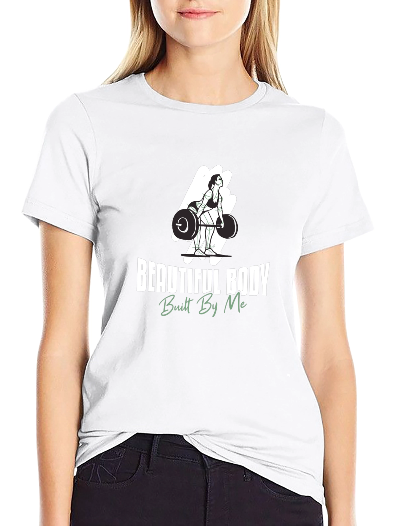 Beautiful Body Built By Me Graphic Tee