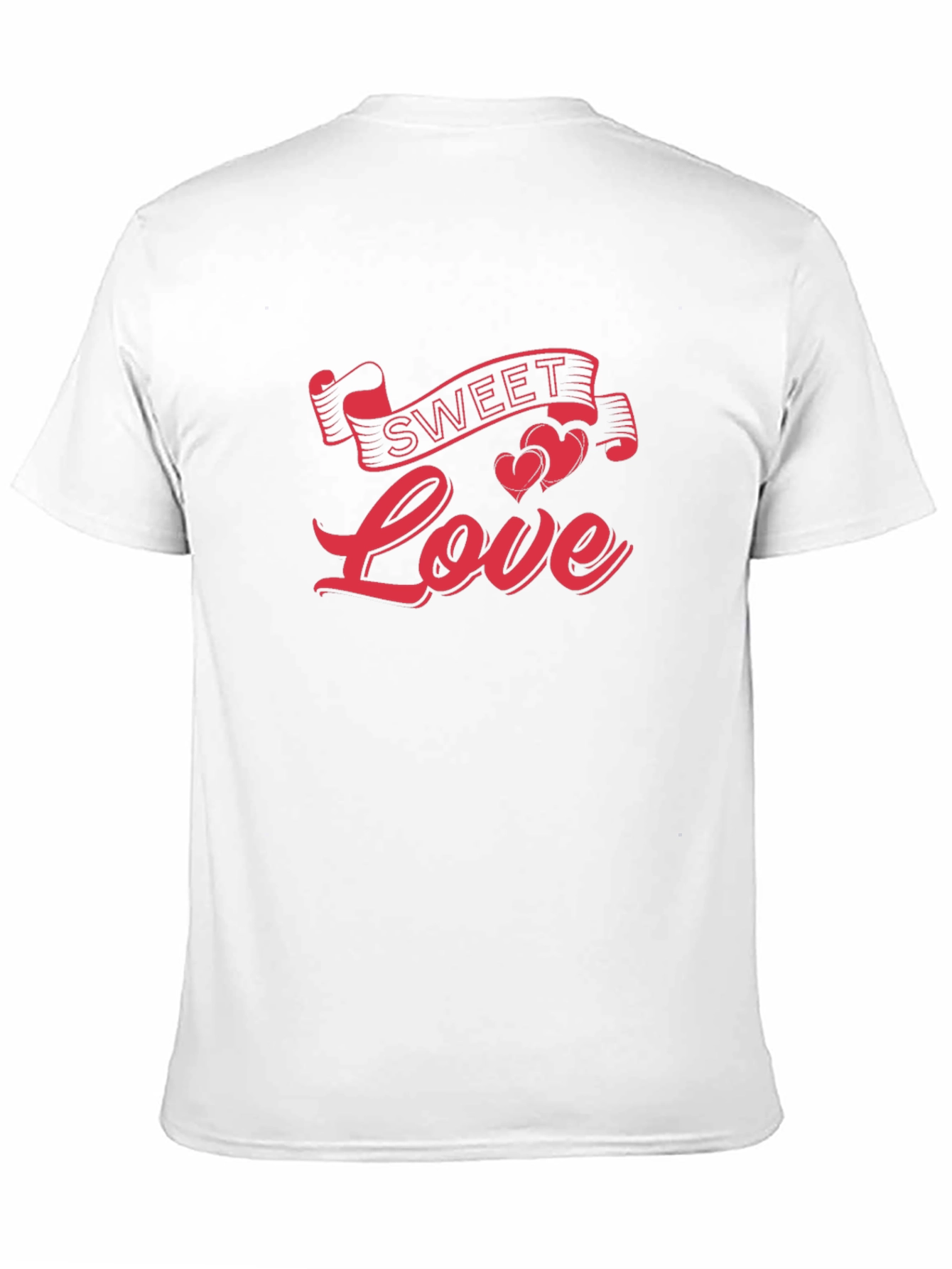Sweet Love Graphic Black T-Shirt