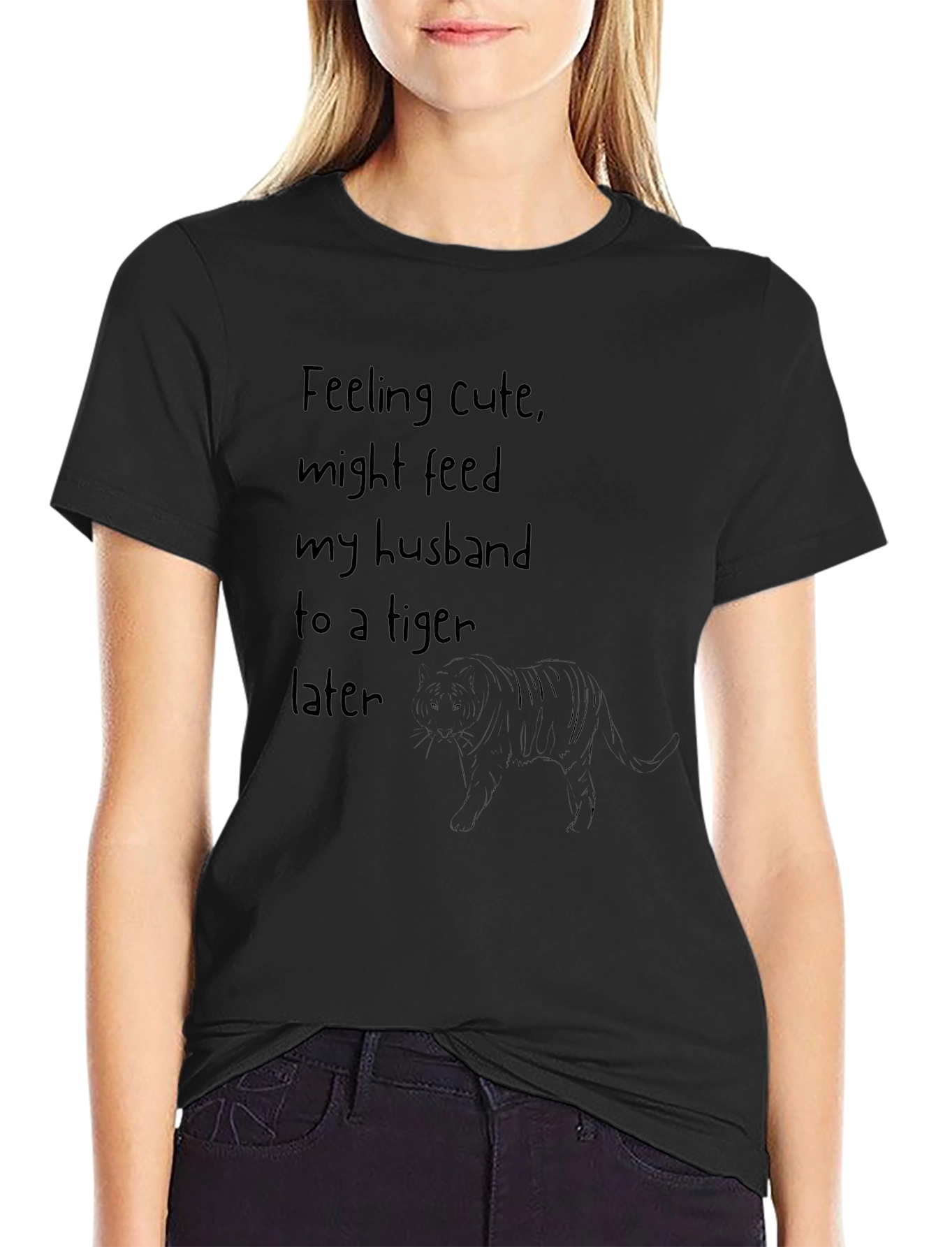 Feeling Cute Tiger Husband Tee