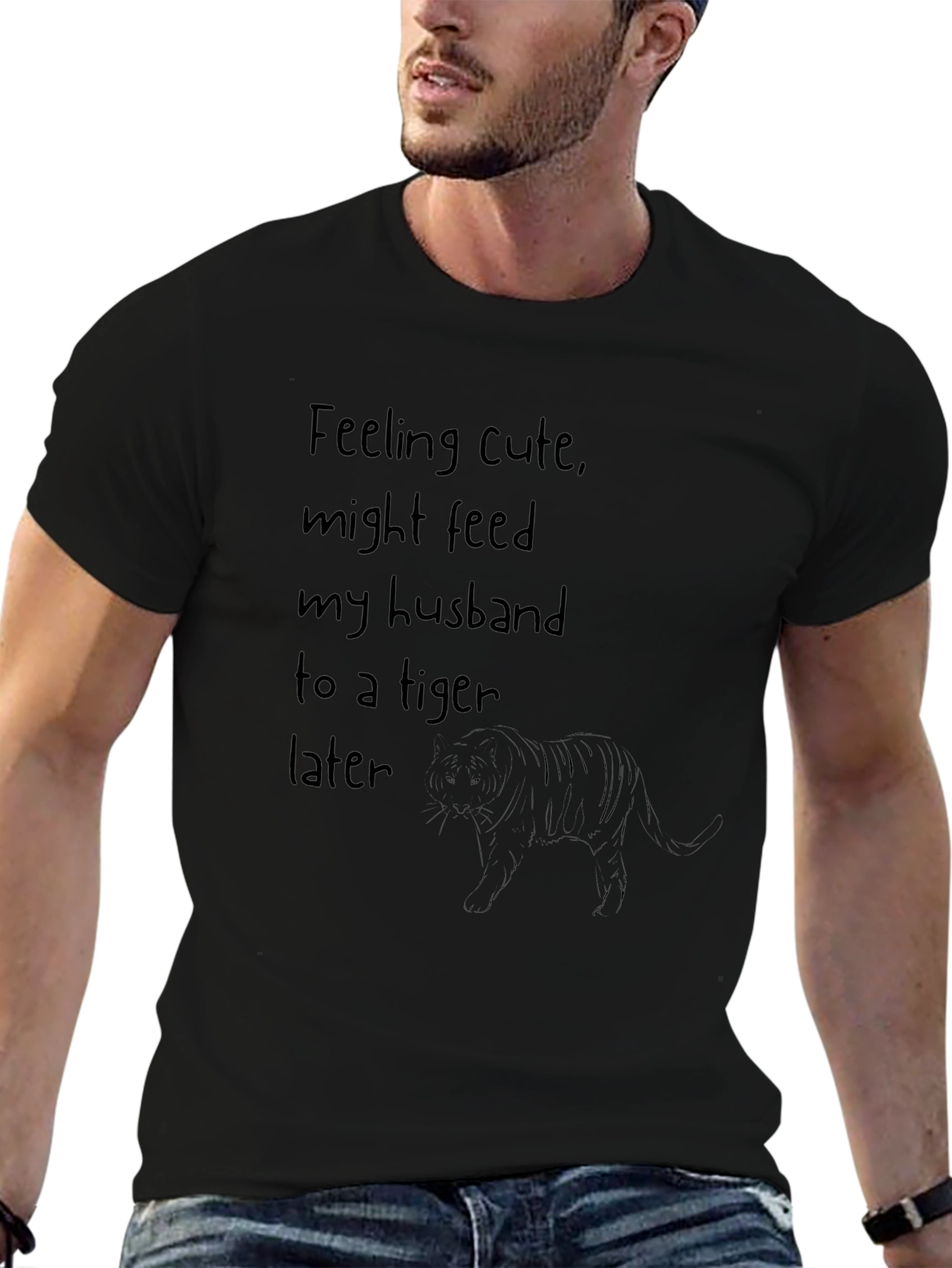 Feeling Cute Tiger Husband Tee