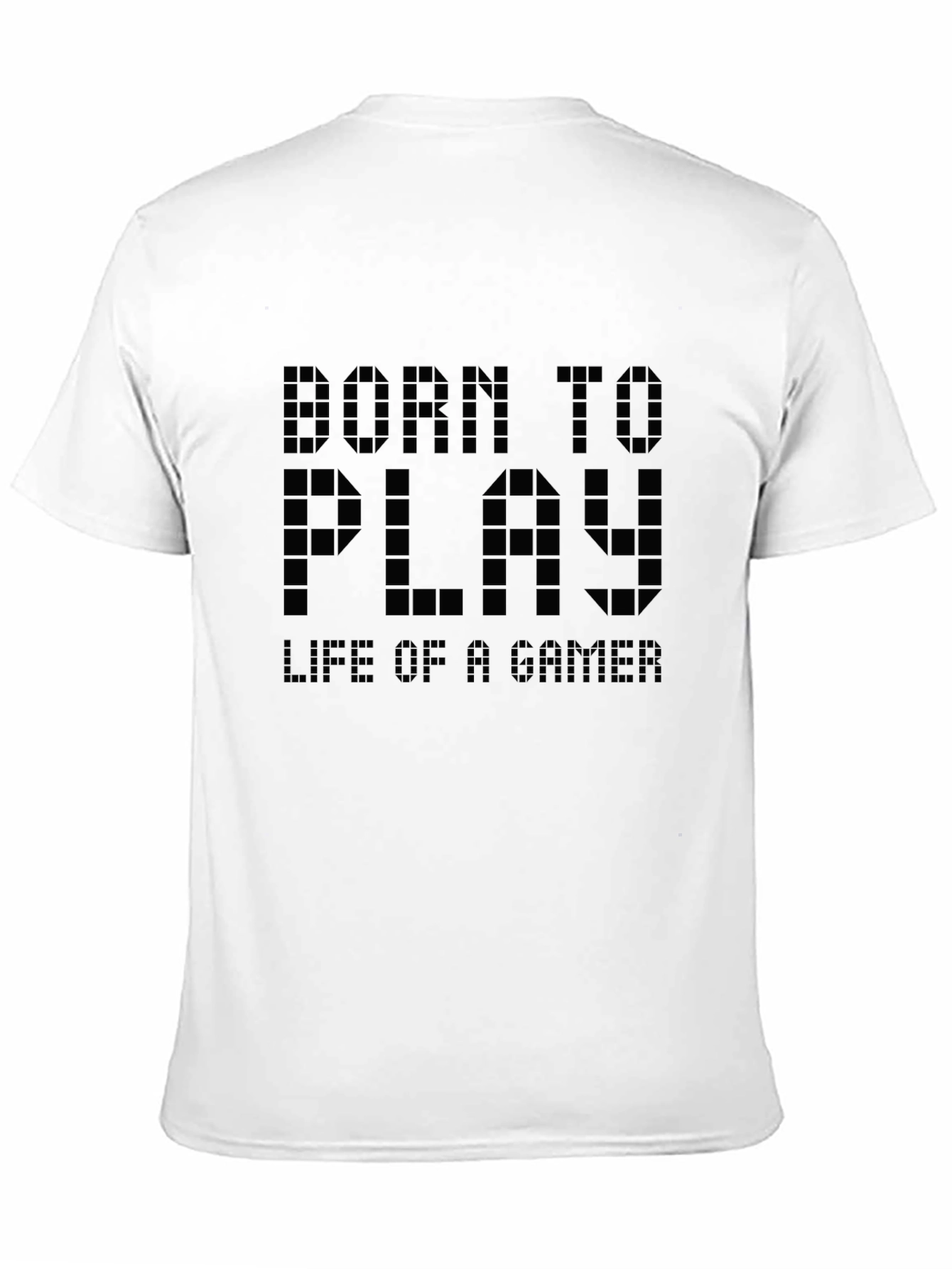 Born to Play Gamer Black T-Shirt