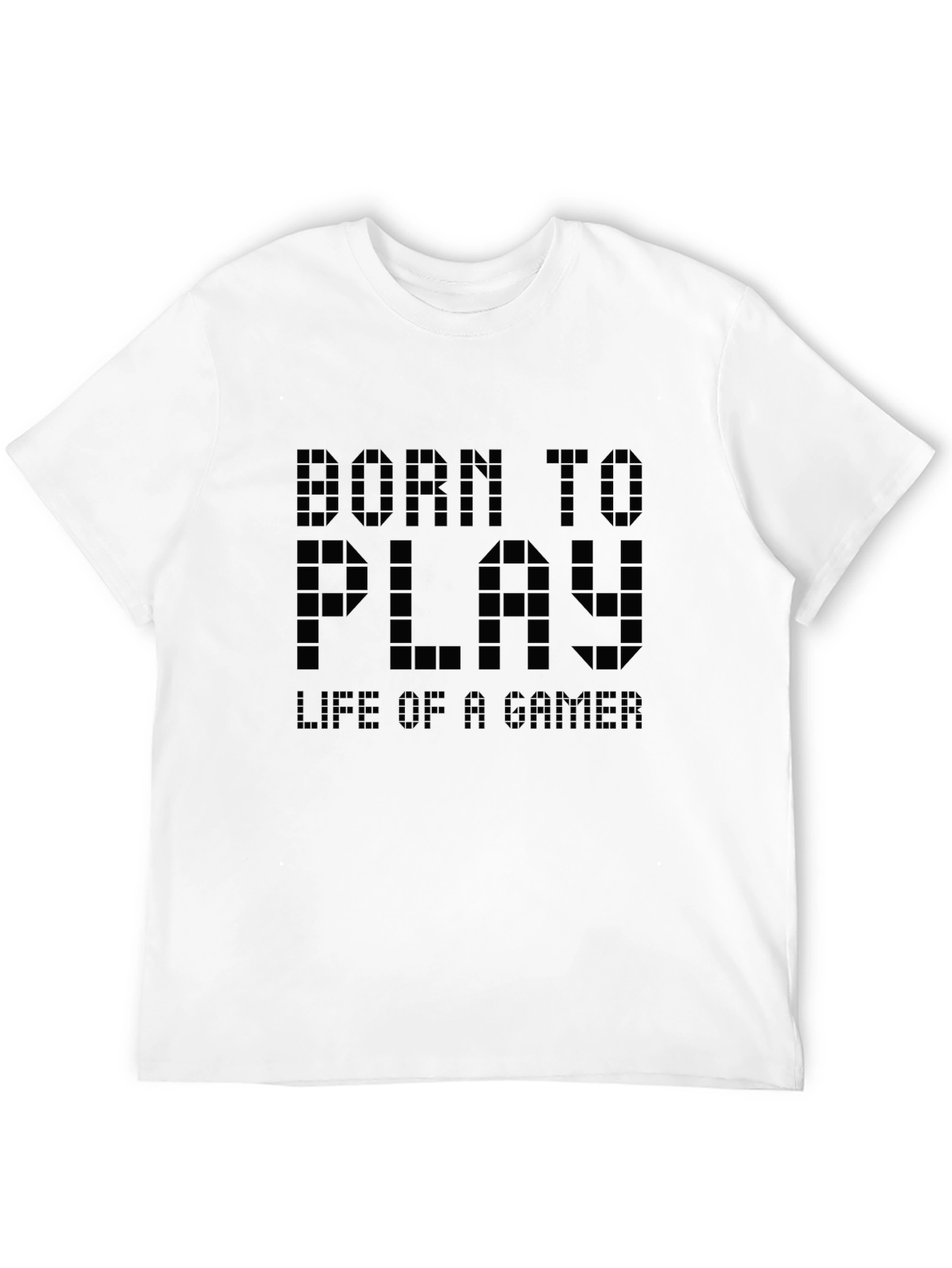 Born to Play Gamer Black T-Shirt