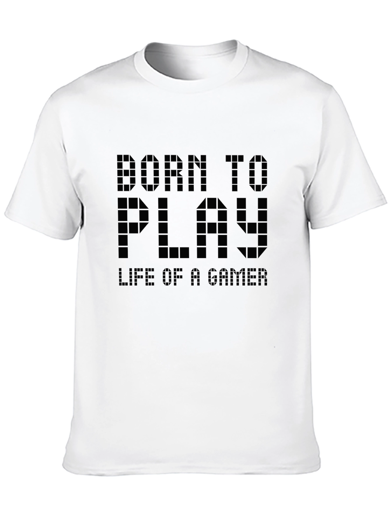 Born to Play Gamer Black T-Shirt