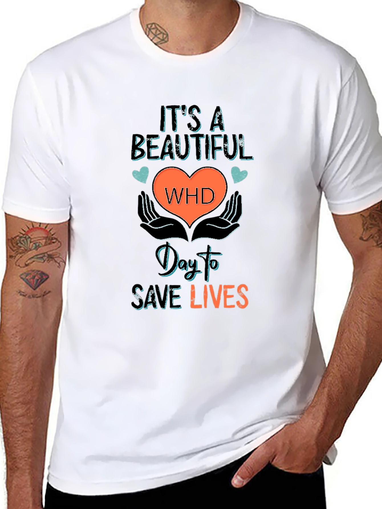 Beautiful WHD Day To Save Lives Graphic Tee