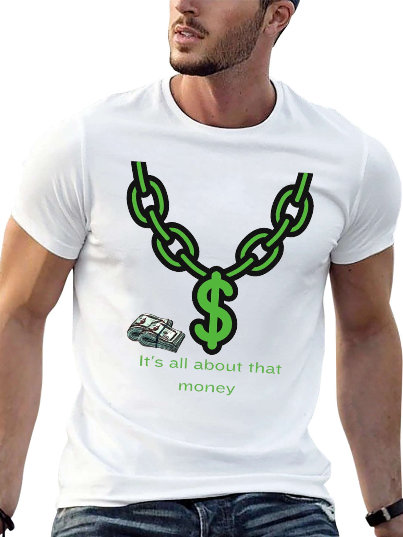 Money Chain Graphic T-Shirt