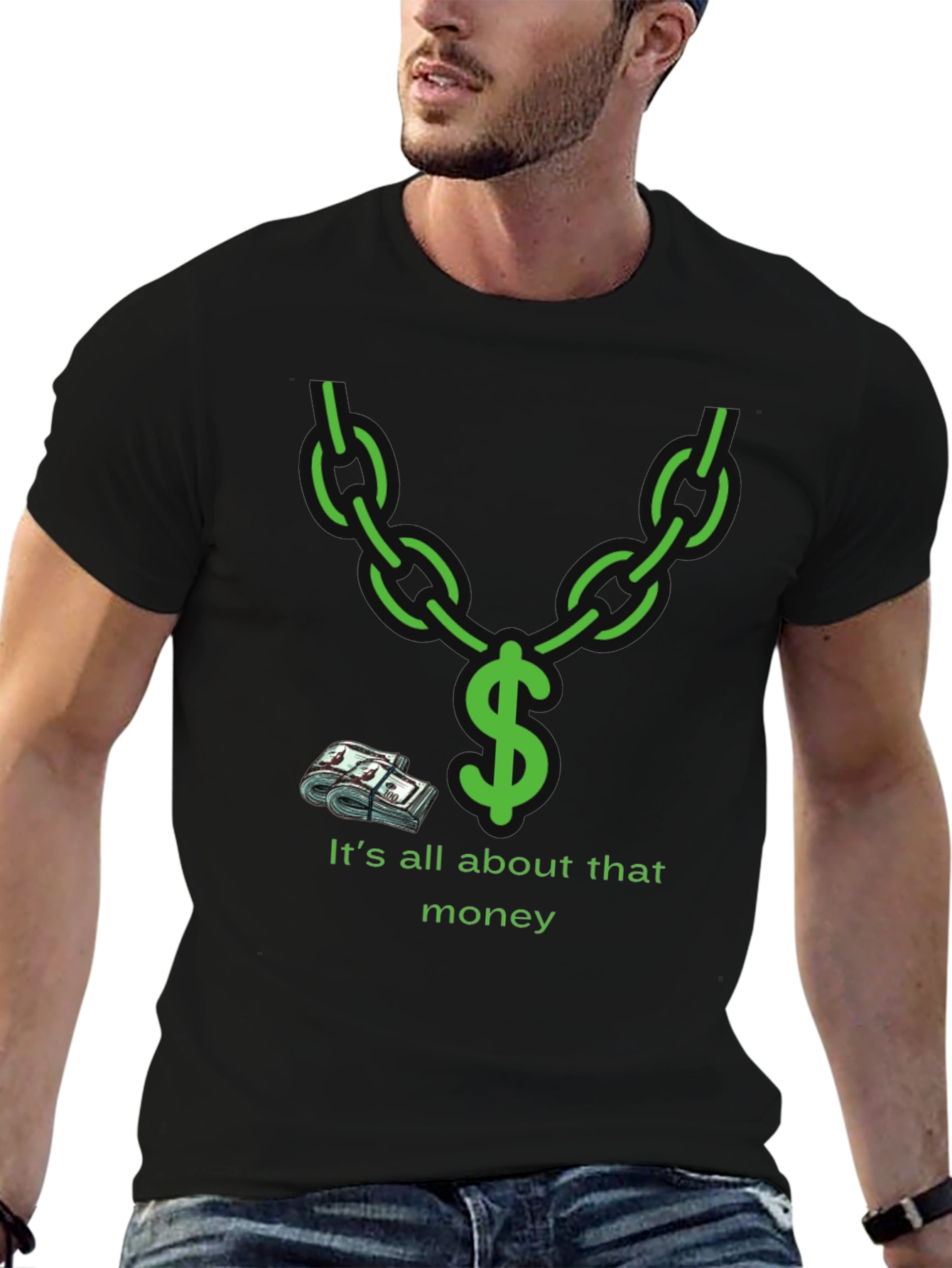 Money Chain Graphic T-Shirt