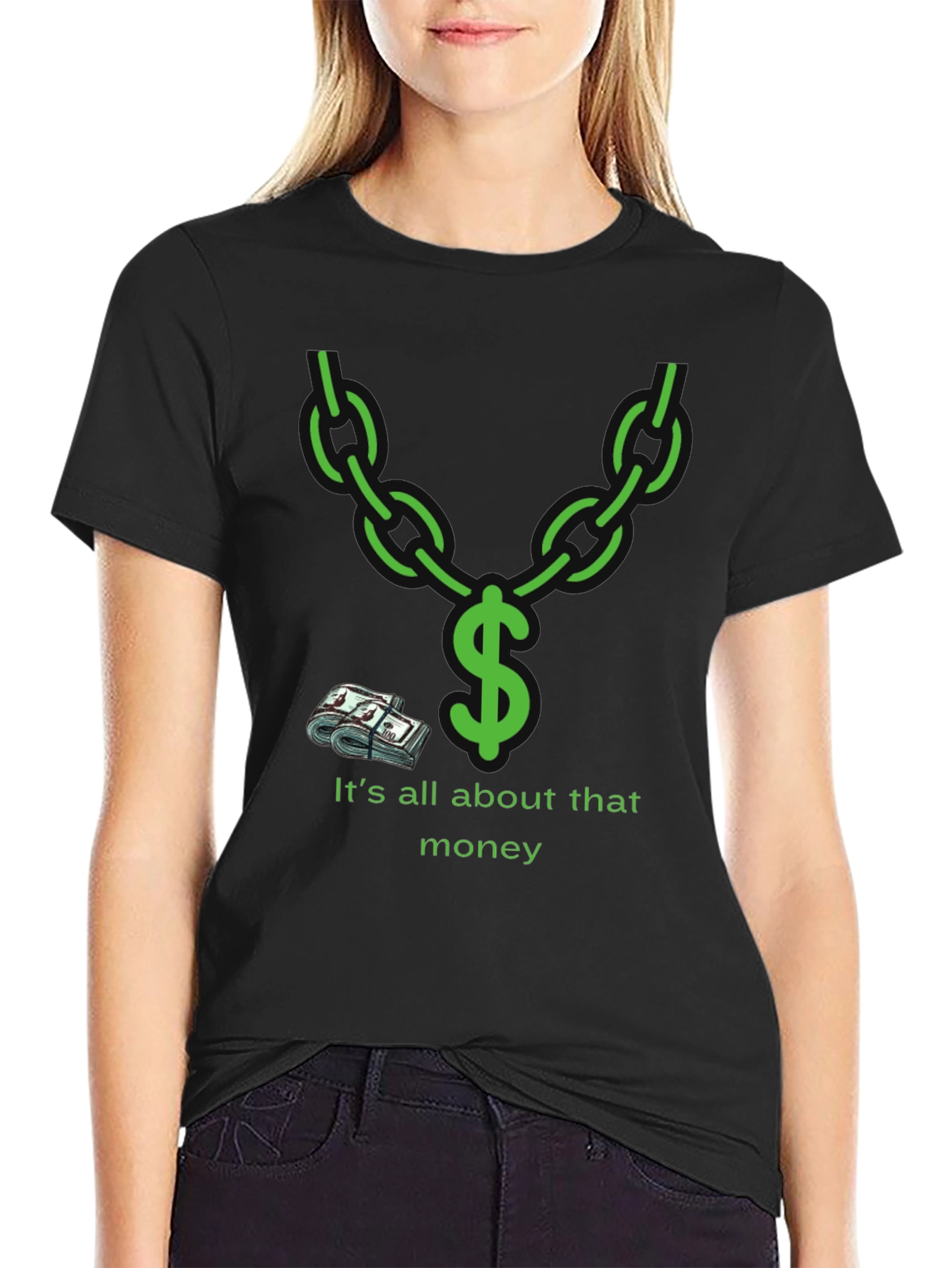 Money Chain Graphic T-Shirt
