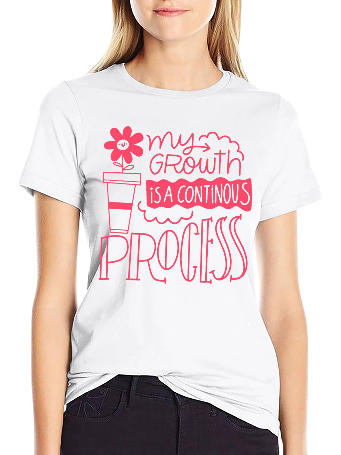 Growth Process Graphic Tee - Motivational Shirt