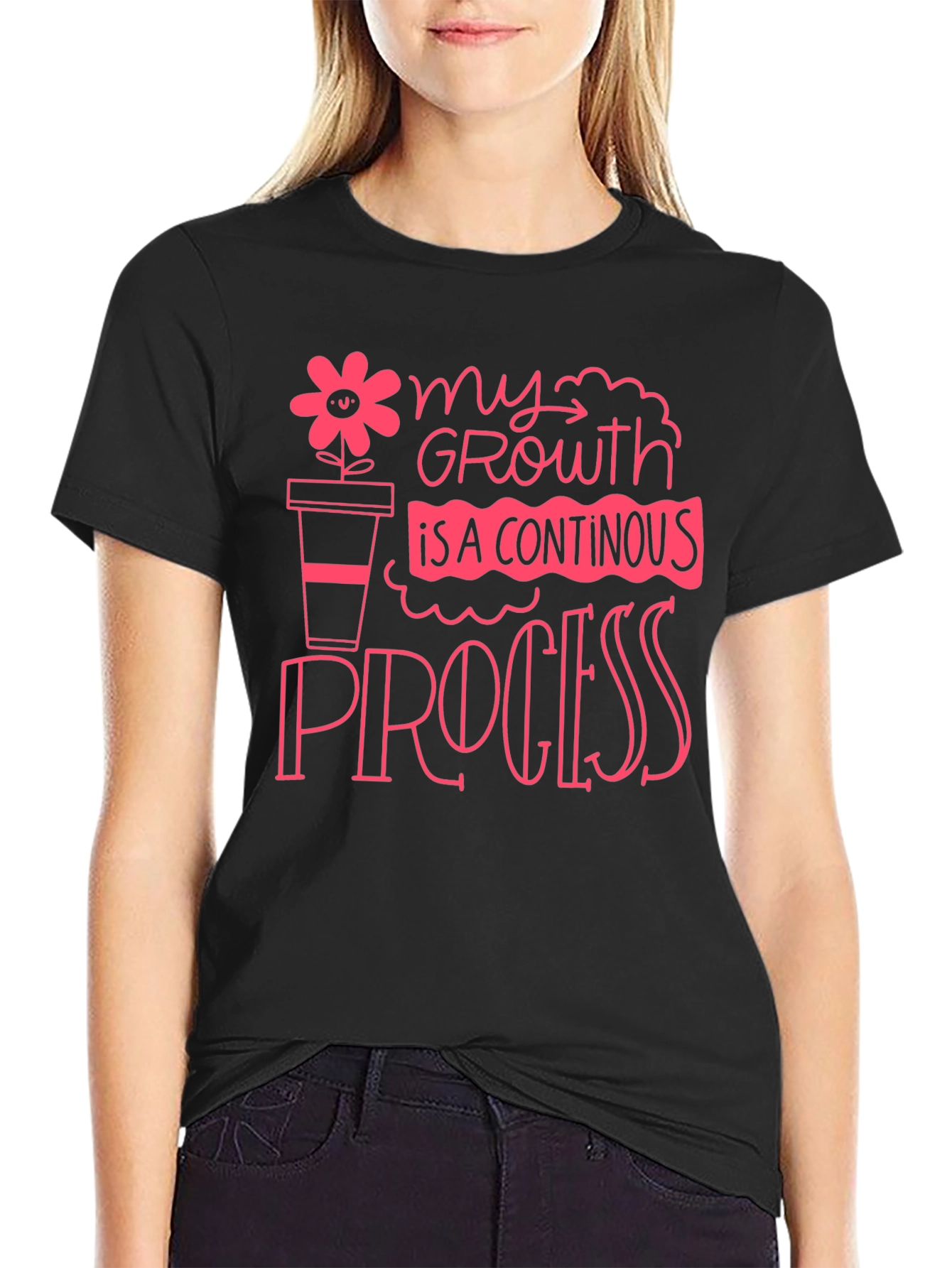 Growth Process Graphic Tee - Motivational Shirt