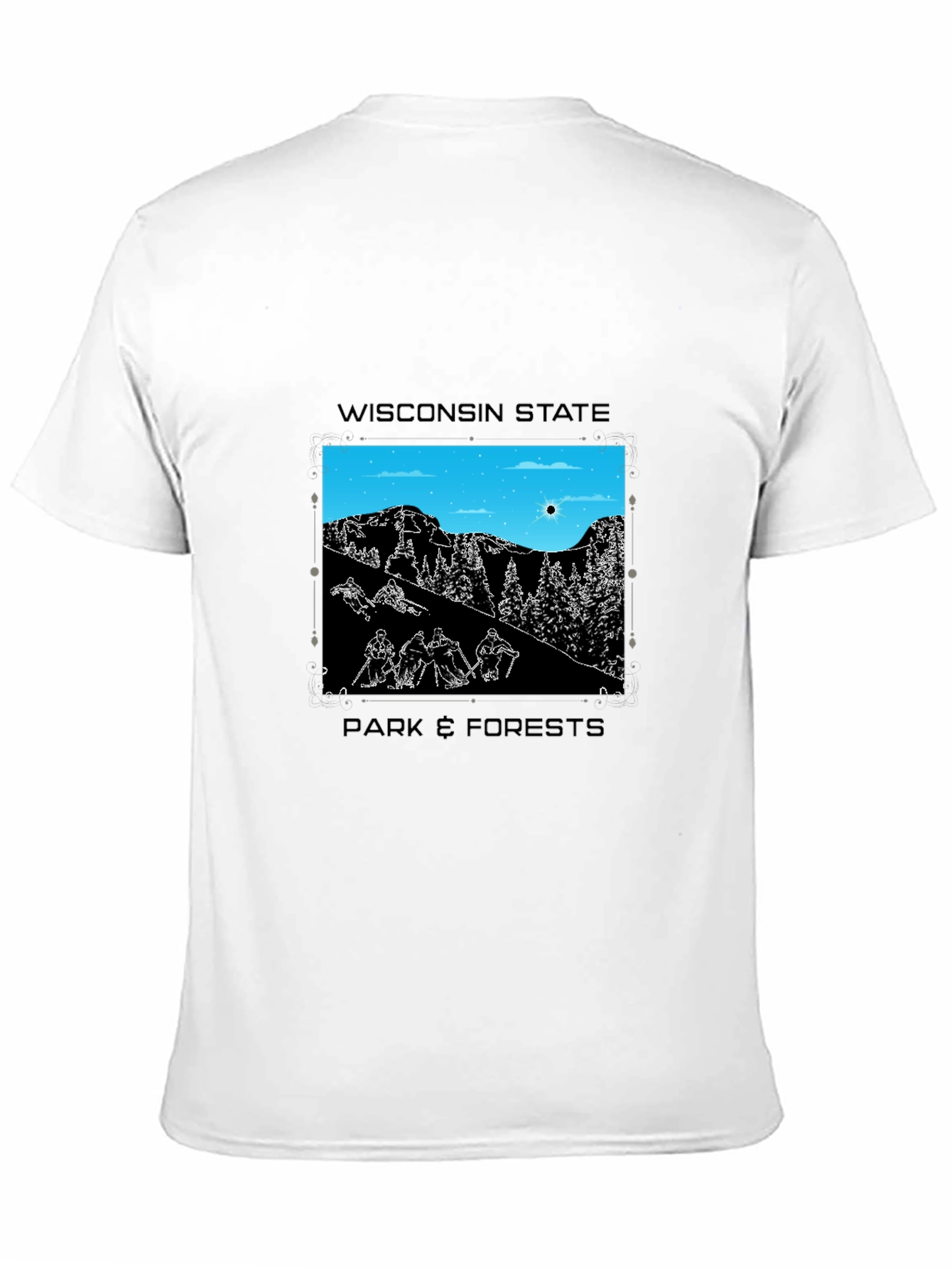 Wisconsin State Parks Graphic Tee - Black