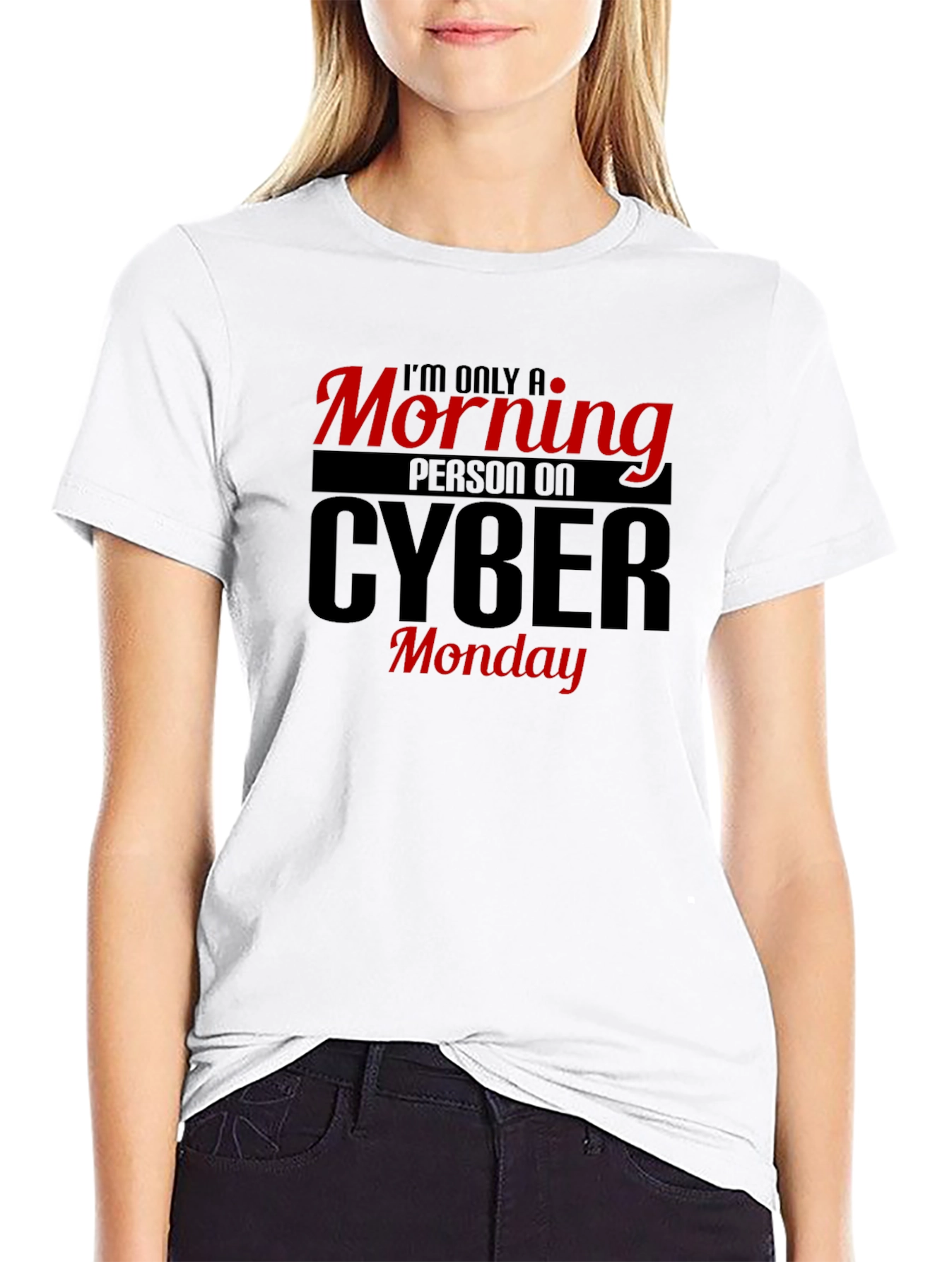 Cyber Monday Morning Person T-Shirt