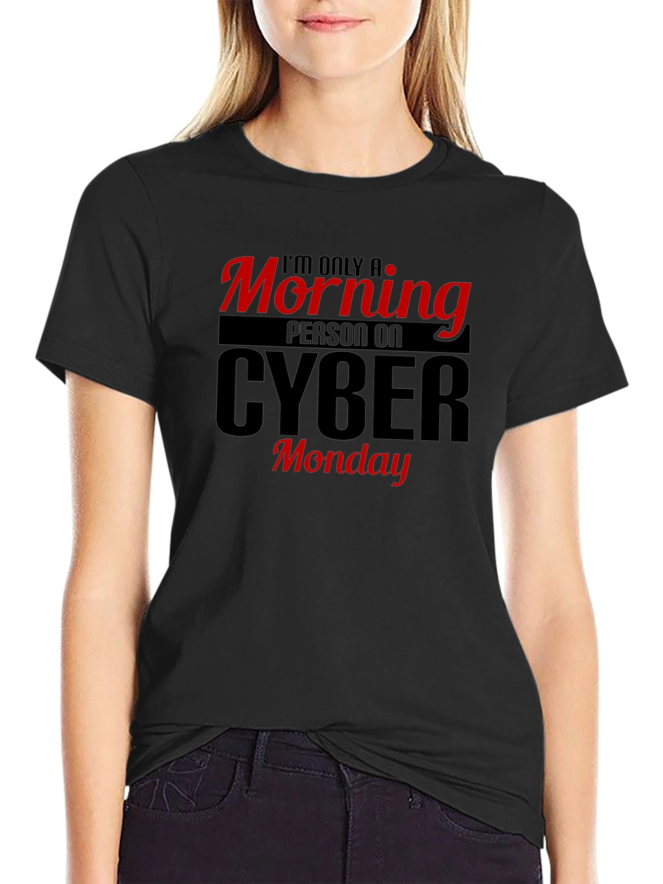 Cyber Monday Morning Person T-Shirt