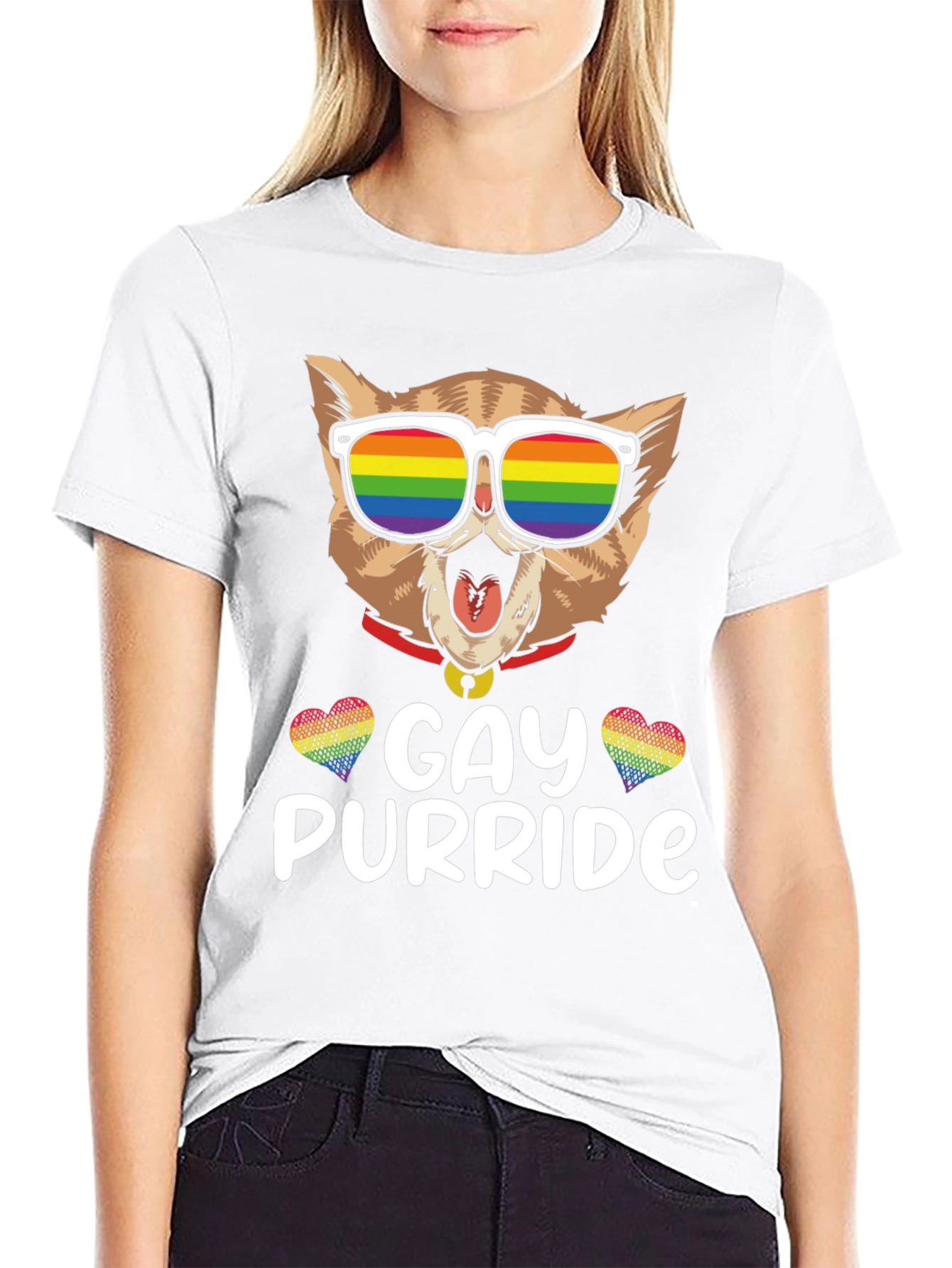 Gay Purride Cat T-Shirt