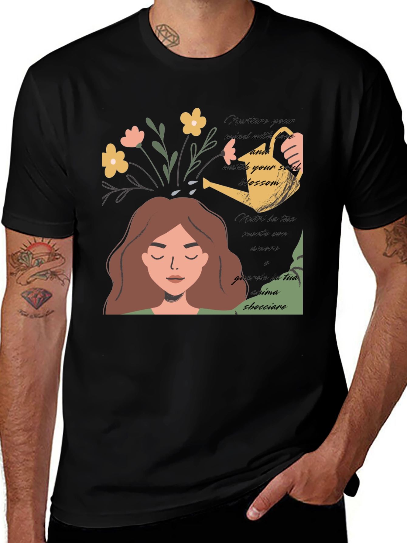 Nurture Your Mind Graphic T-Shirt