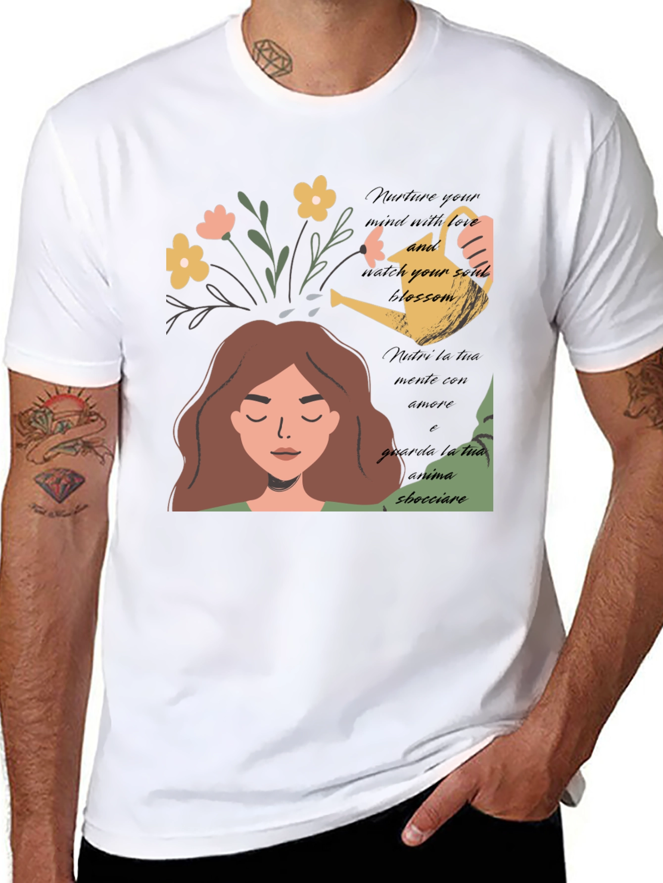 Nurture Your Mind Graphic T-Shirt