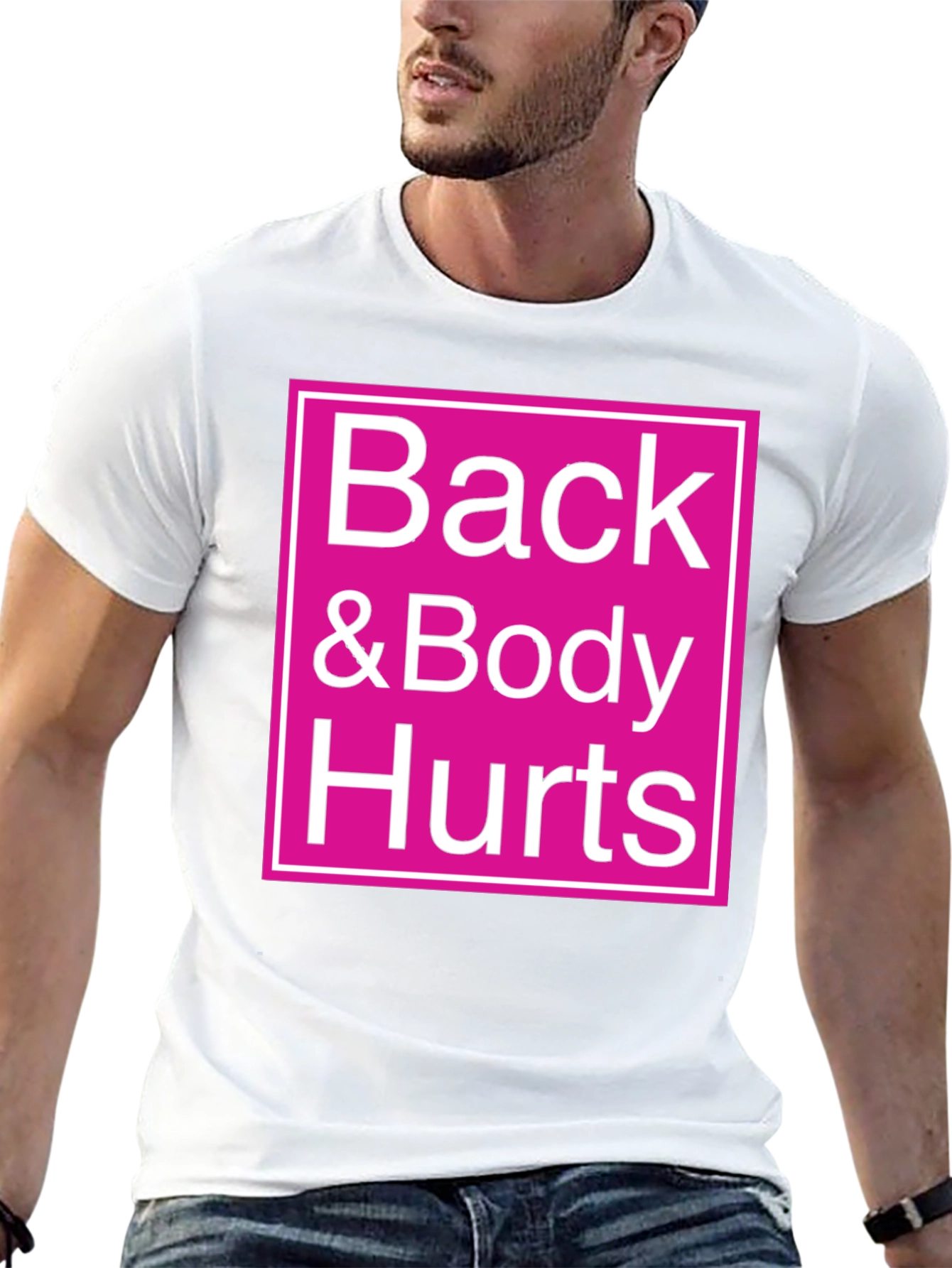 Back & Body Hurts Graphic Tee - Black