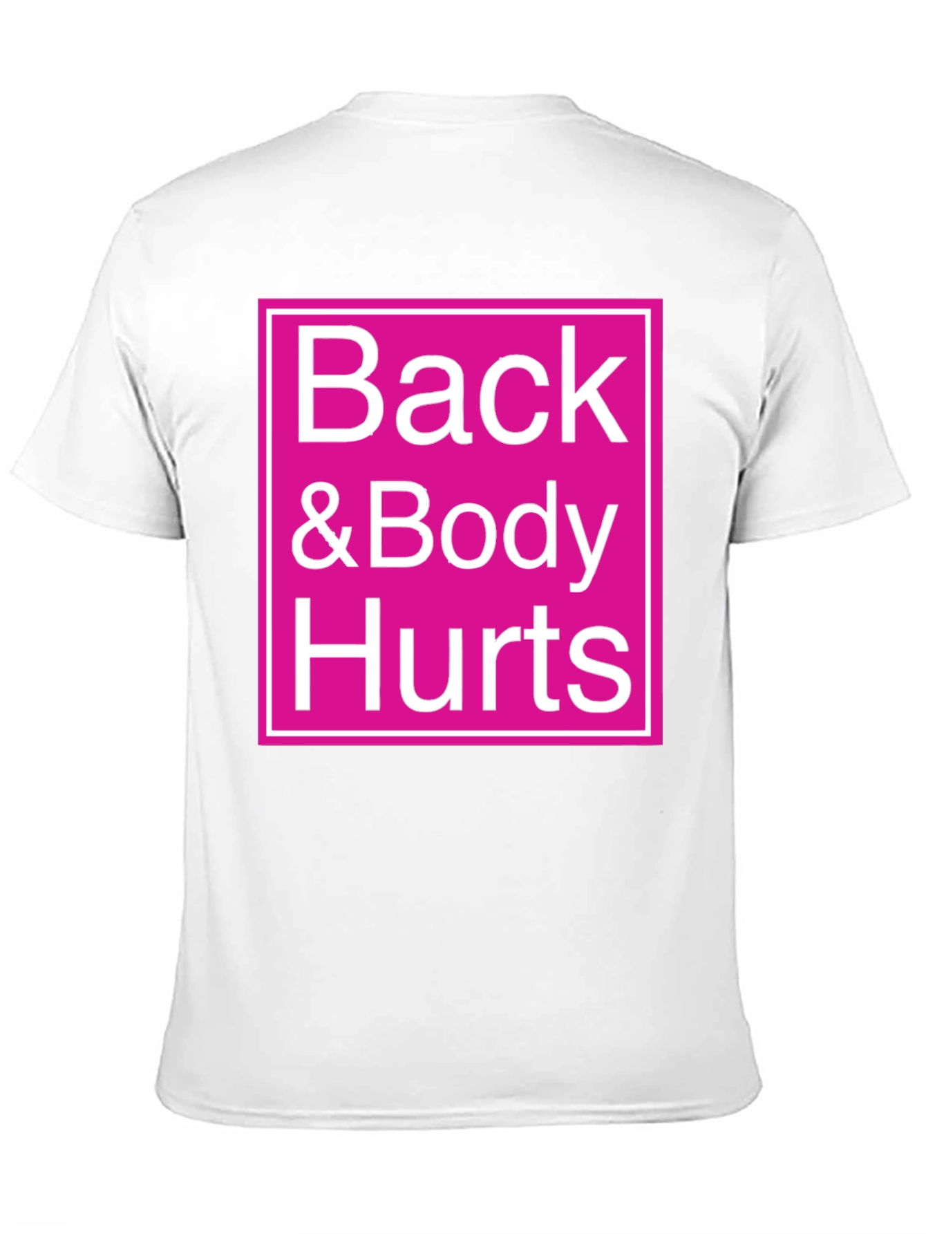 Back & Body Hurts Graphic Tee - Black