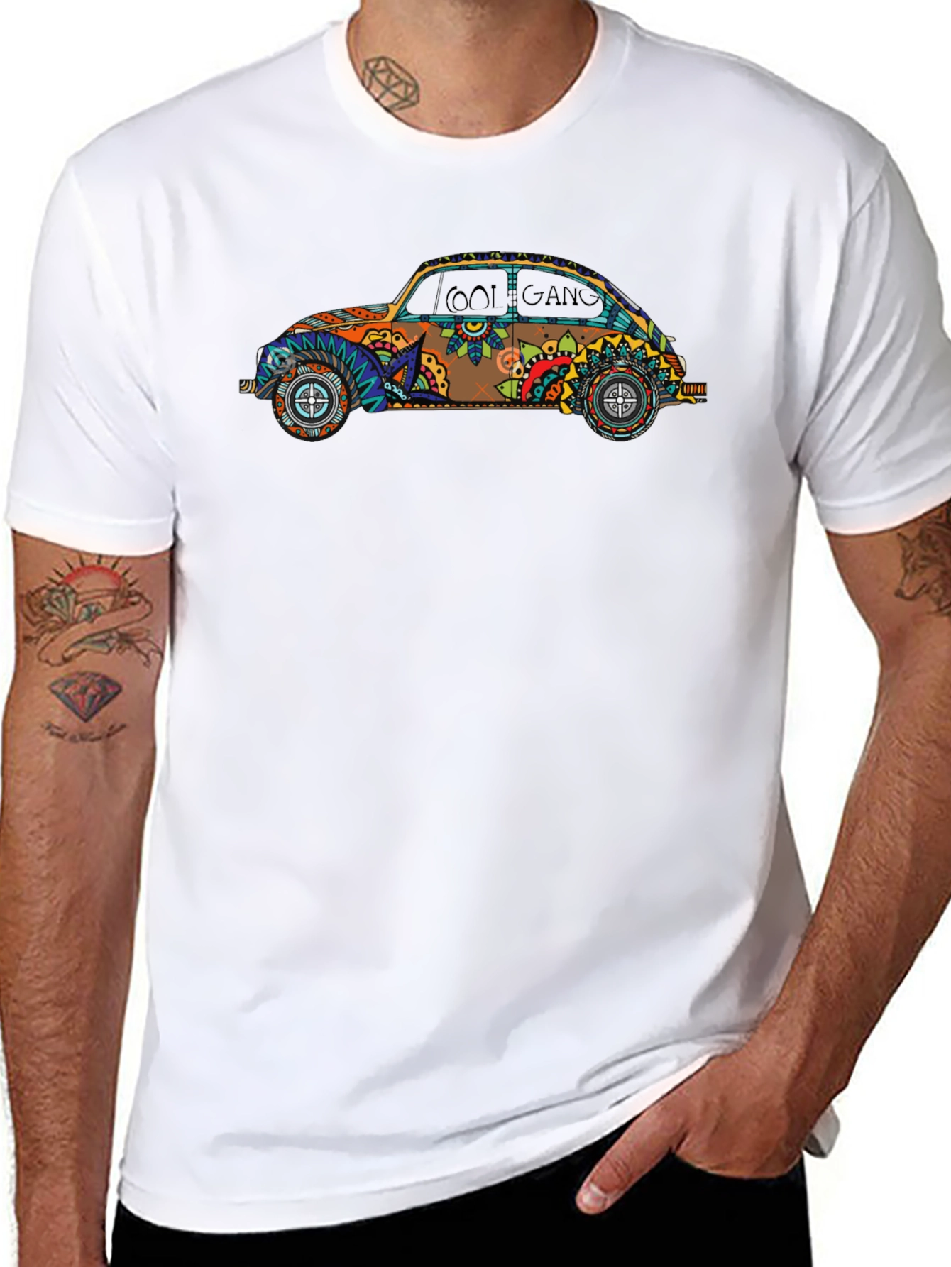 Psychedelic VW Bug Graphic Tee - Cool Gang
