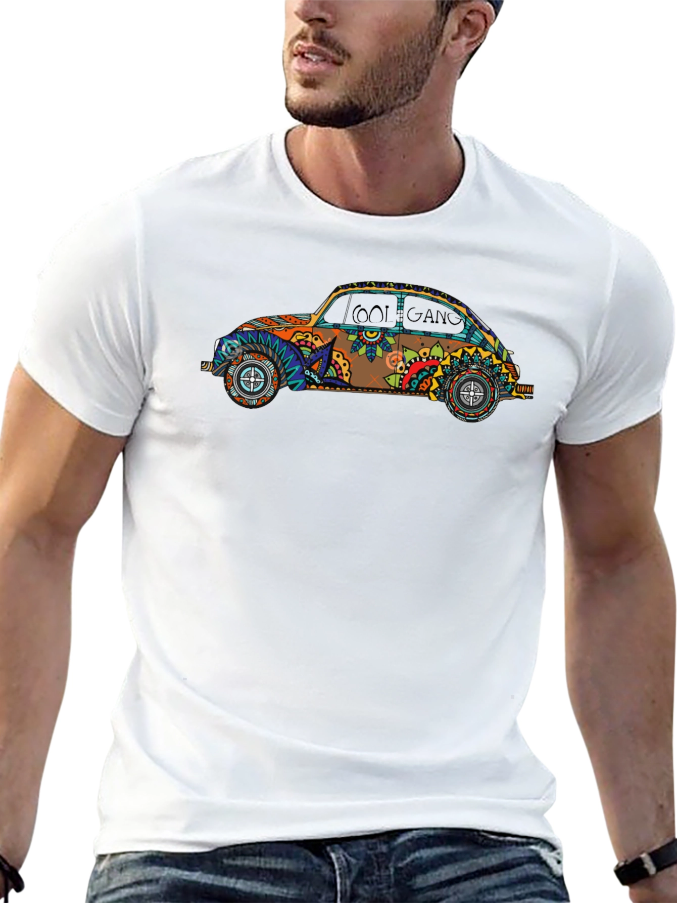 Psychedelic VW Bug Graphic Tee - Cool Gang