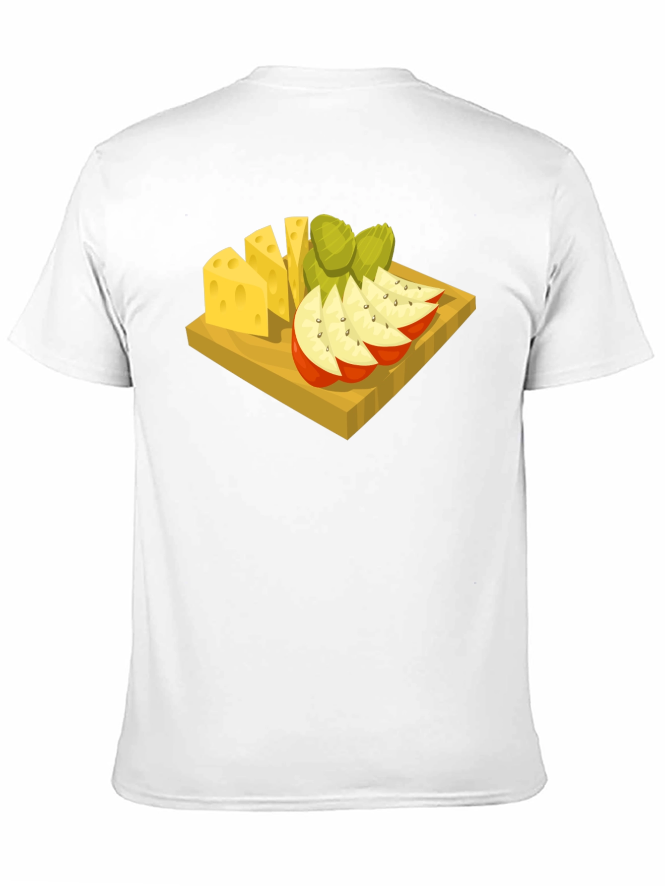 Cheese & Fruit Graphic Tee - Food Lovers Delight