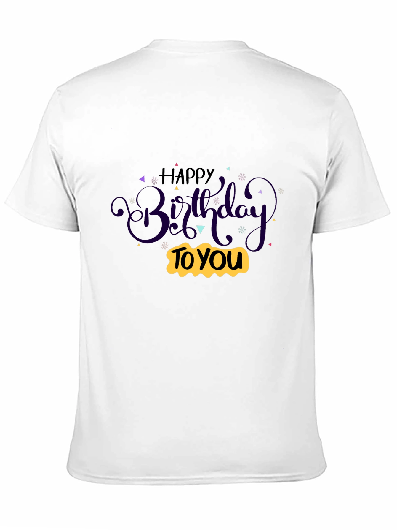 Happy Birthday Graphic Tee - Black